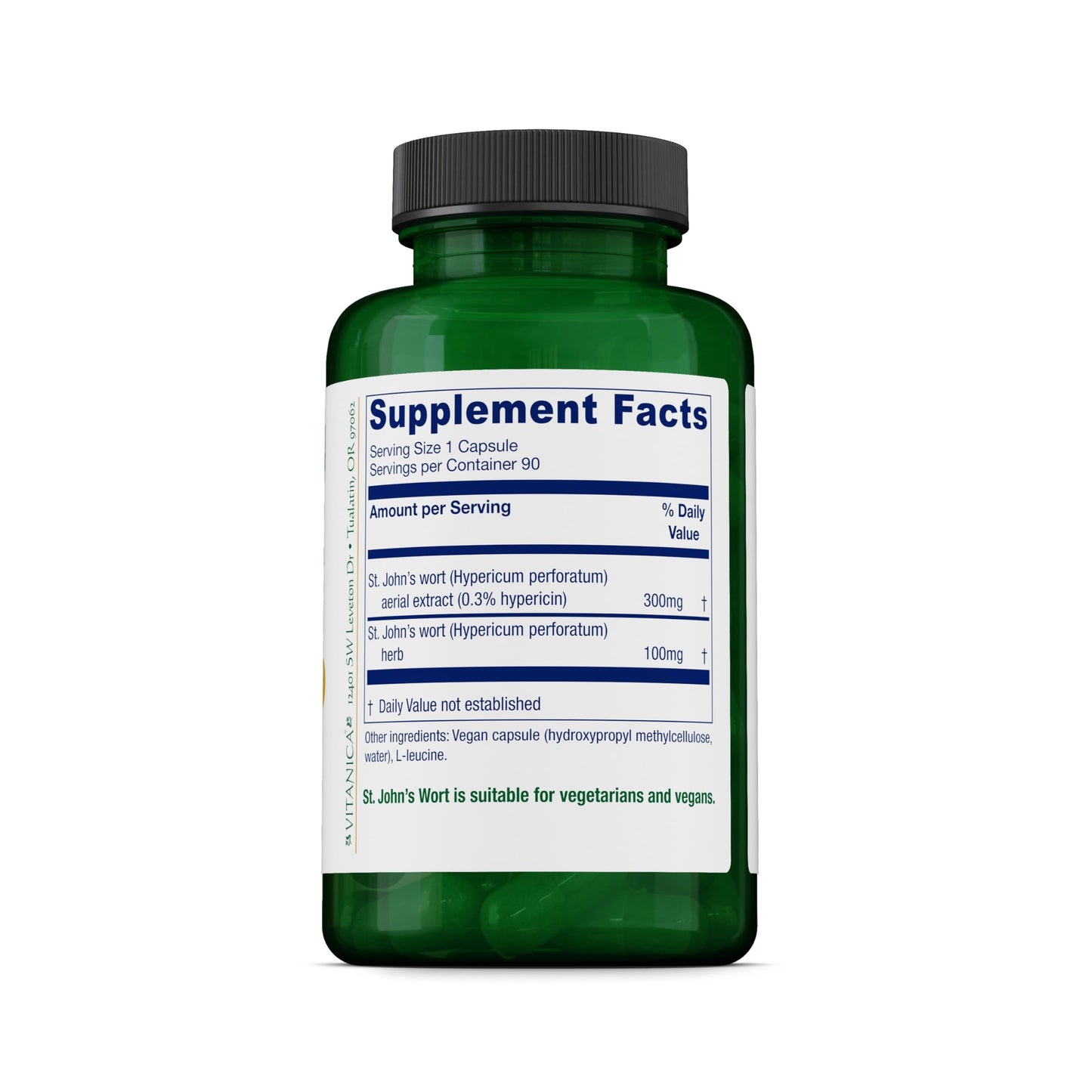 Vitanica St. John's Wort Capsules, 60 Count