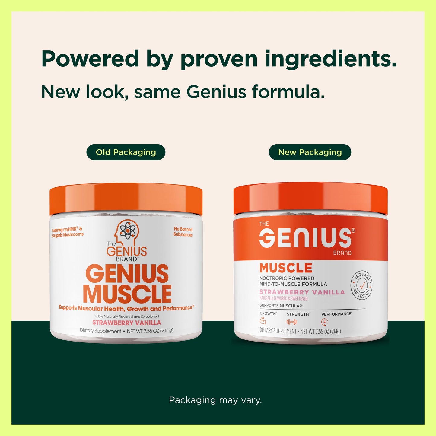 The Genius Brand Genius Muscle Health Supplement Powder 7.69 Ounce