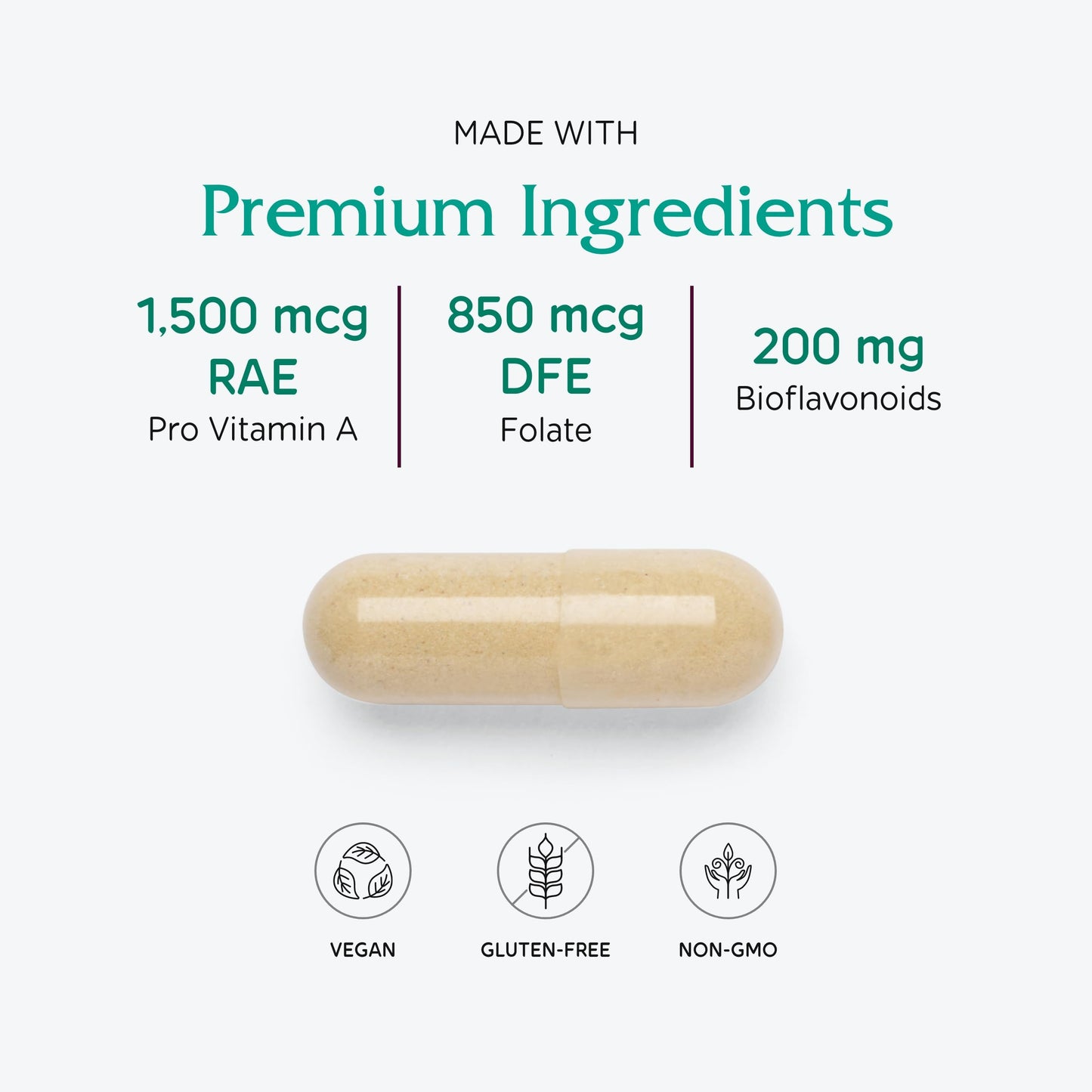Vitanica Women's Symmetry High Potency Daily Multivitamin, Vegan 180 Capsules