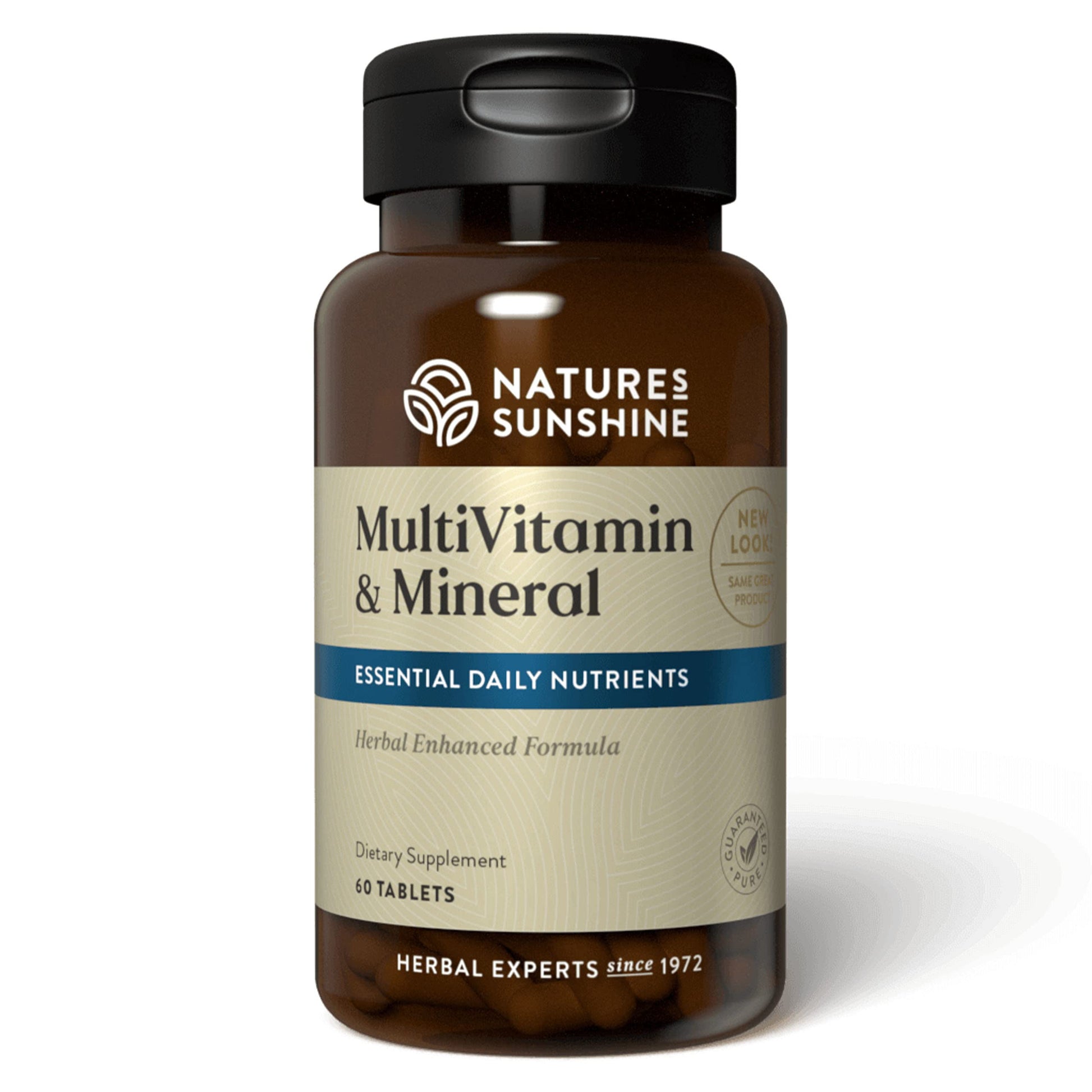 Nature's Sunshine Multiple Vitamins and Minerals Tablets, 60 Count