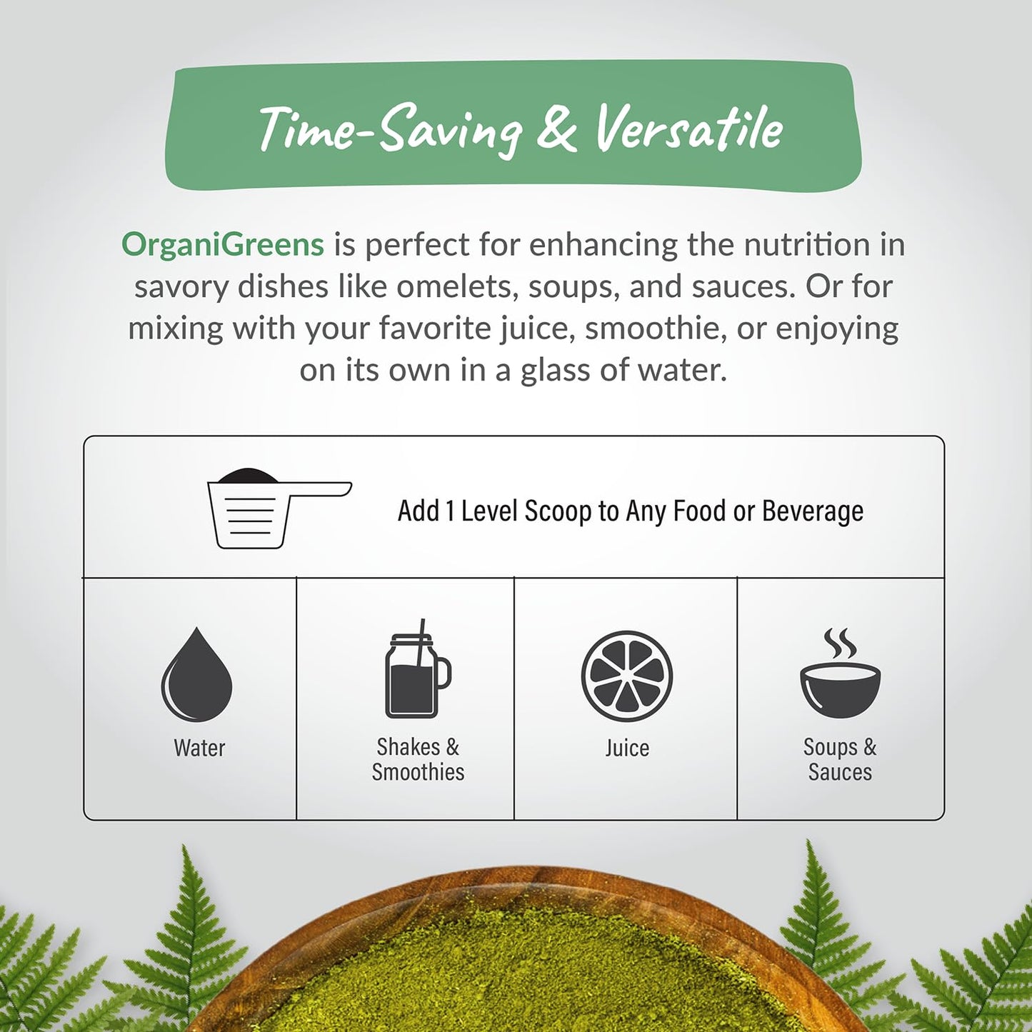 Organixx OrganiGreens Superfood Powder, 10oz