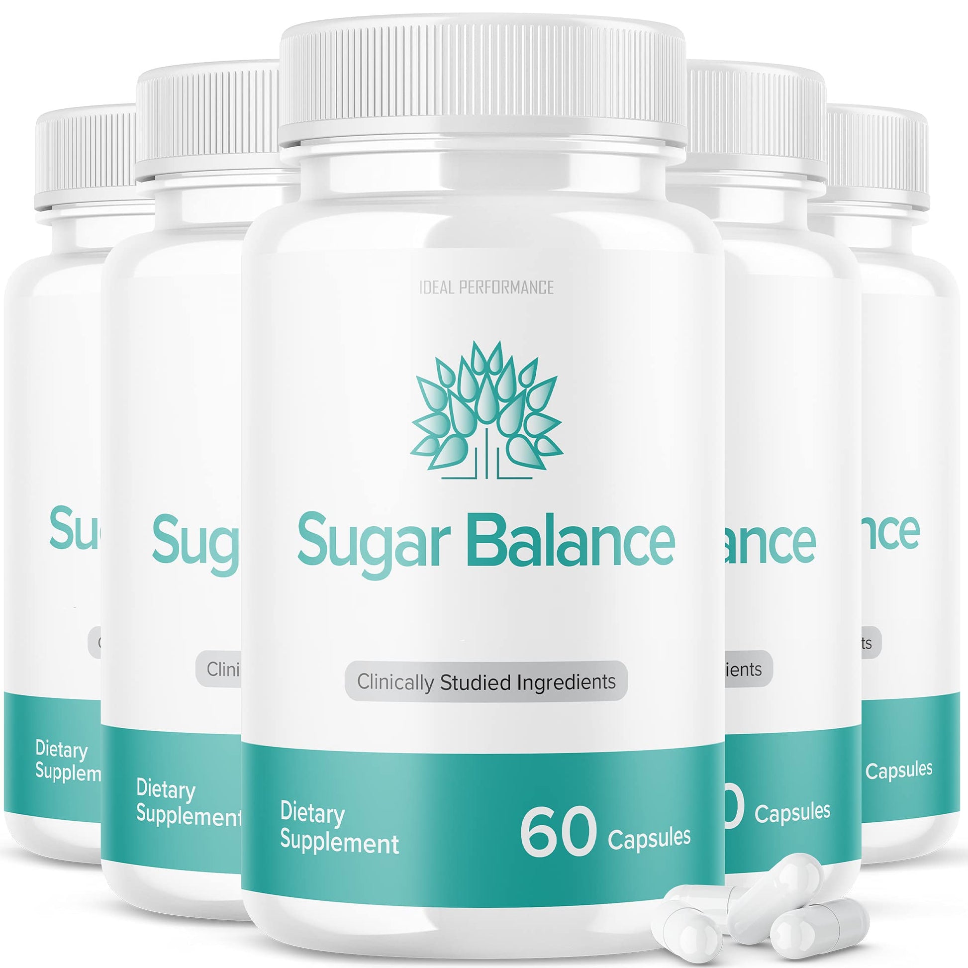 IDEAL PERFORMANCE SugarBalance Capsules Supplement Max Advanced Formula 300 Capsules