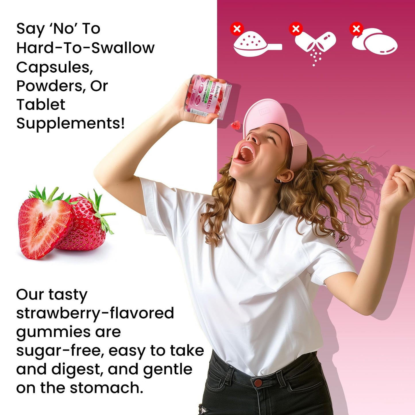 duwhot Cortisol Gummies 120 Gummies