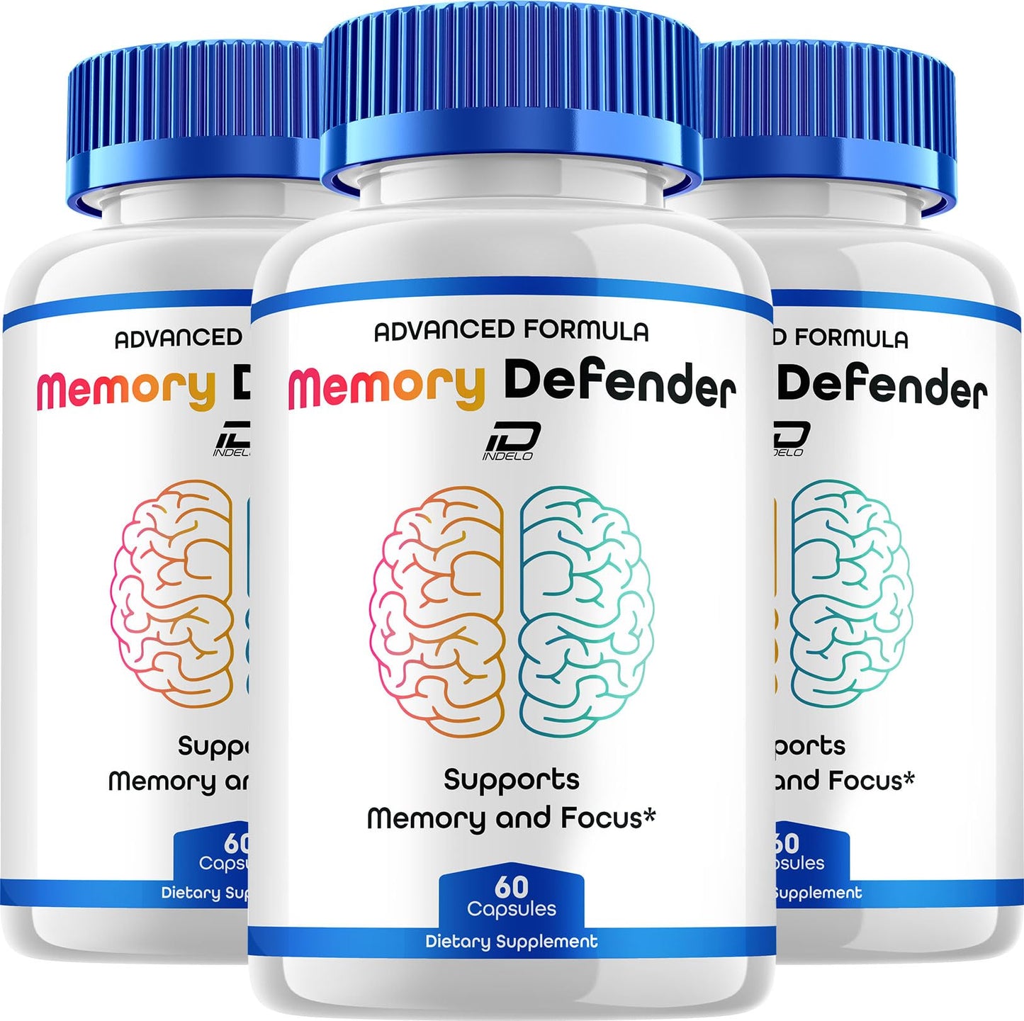 Indelo Memory Defender Supplement Capsules 180 Count