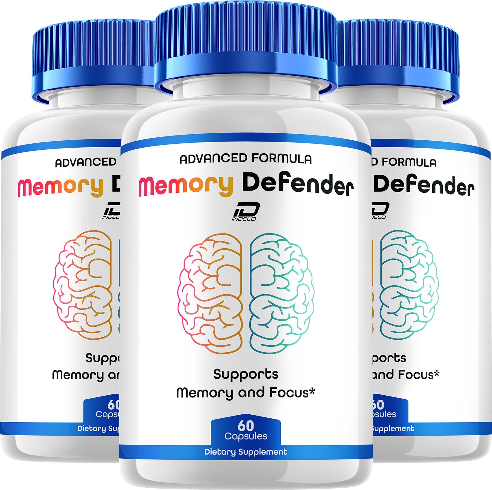 Indelo Memory Defender Supplement Capsules 180 Count