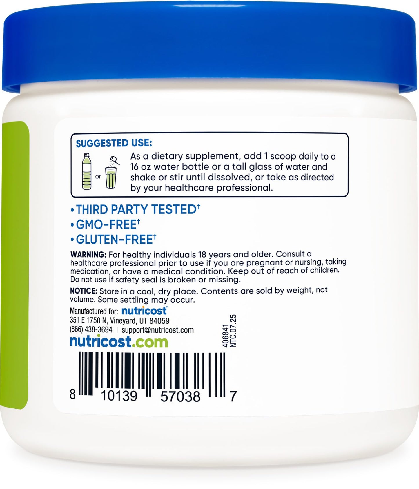 Nutricost Energy Complex Powder 10.9 Ounce