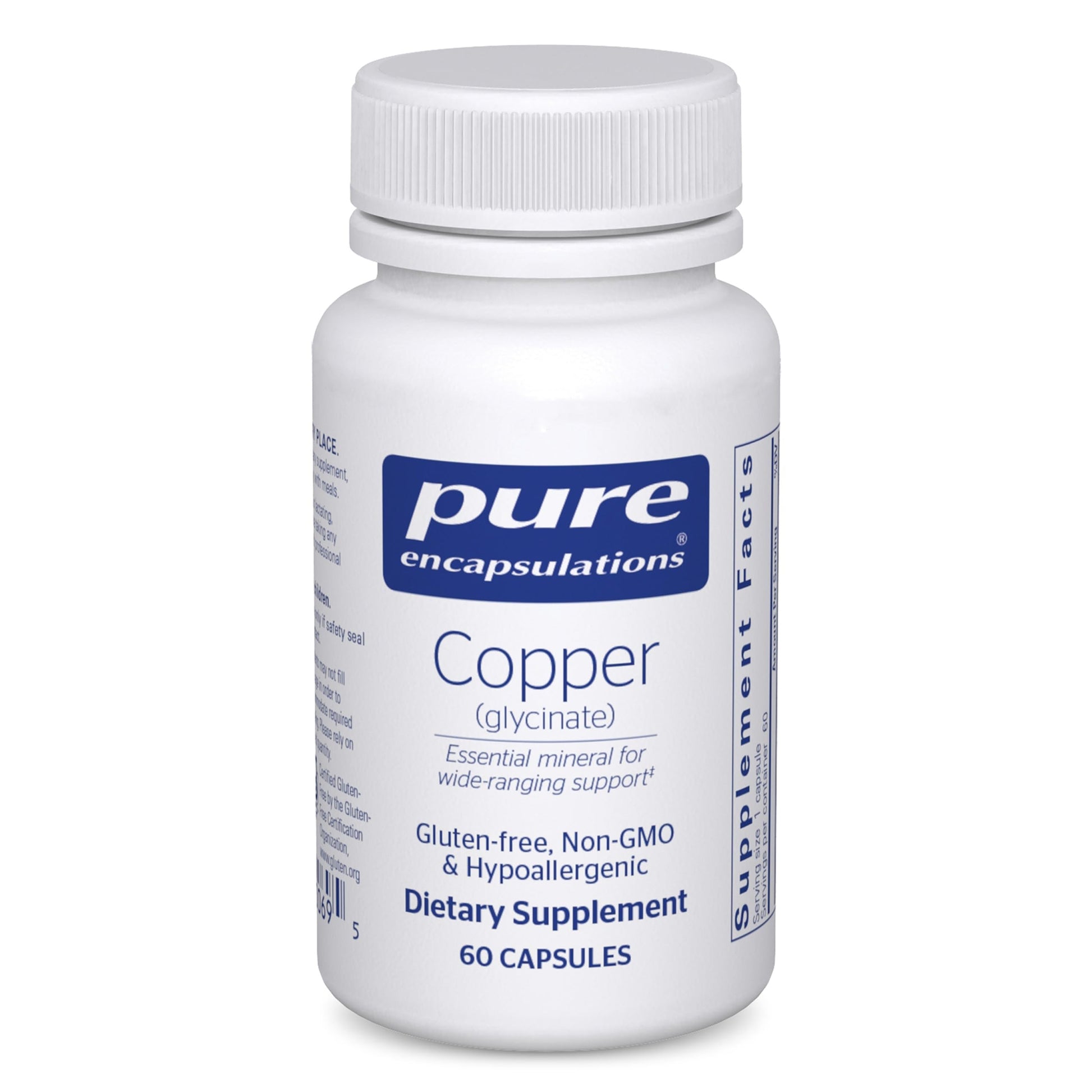 Pure Encapsulations Copper Glycinate Capsule 60 Capsules