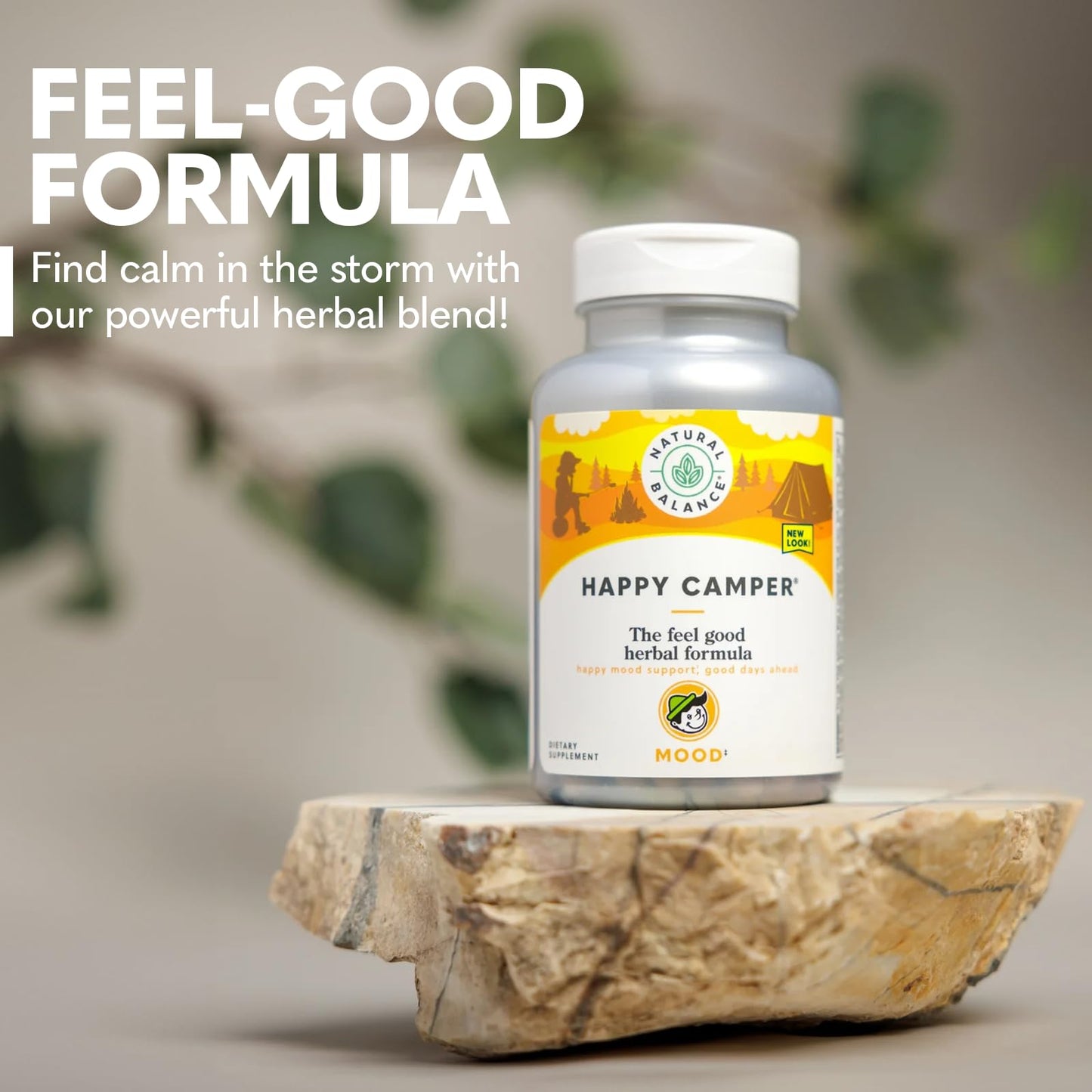 Natural Balance Happy Camper and Colon Clenz Bundle VegCaps 300