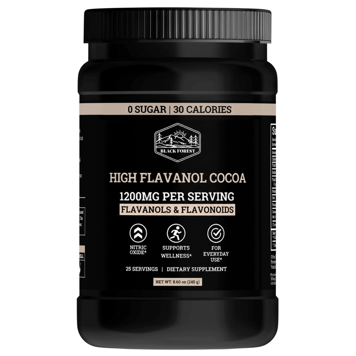 Black Forest High Flavanol Cocoa Powder, 8.6 oz