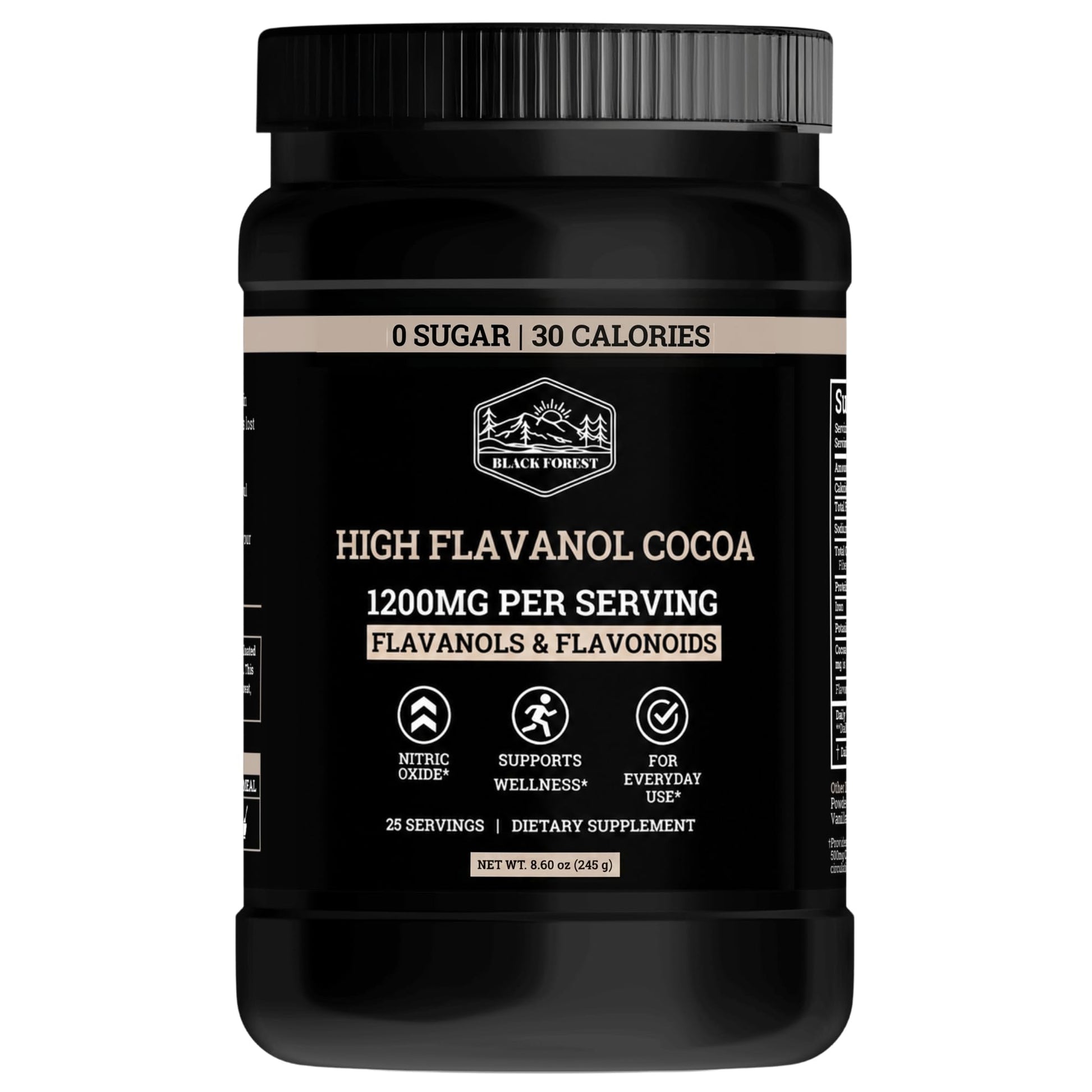 Black Forest High Flavanol Cocoa Powder, 8.6 oz