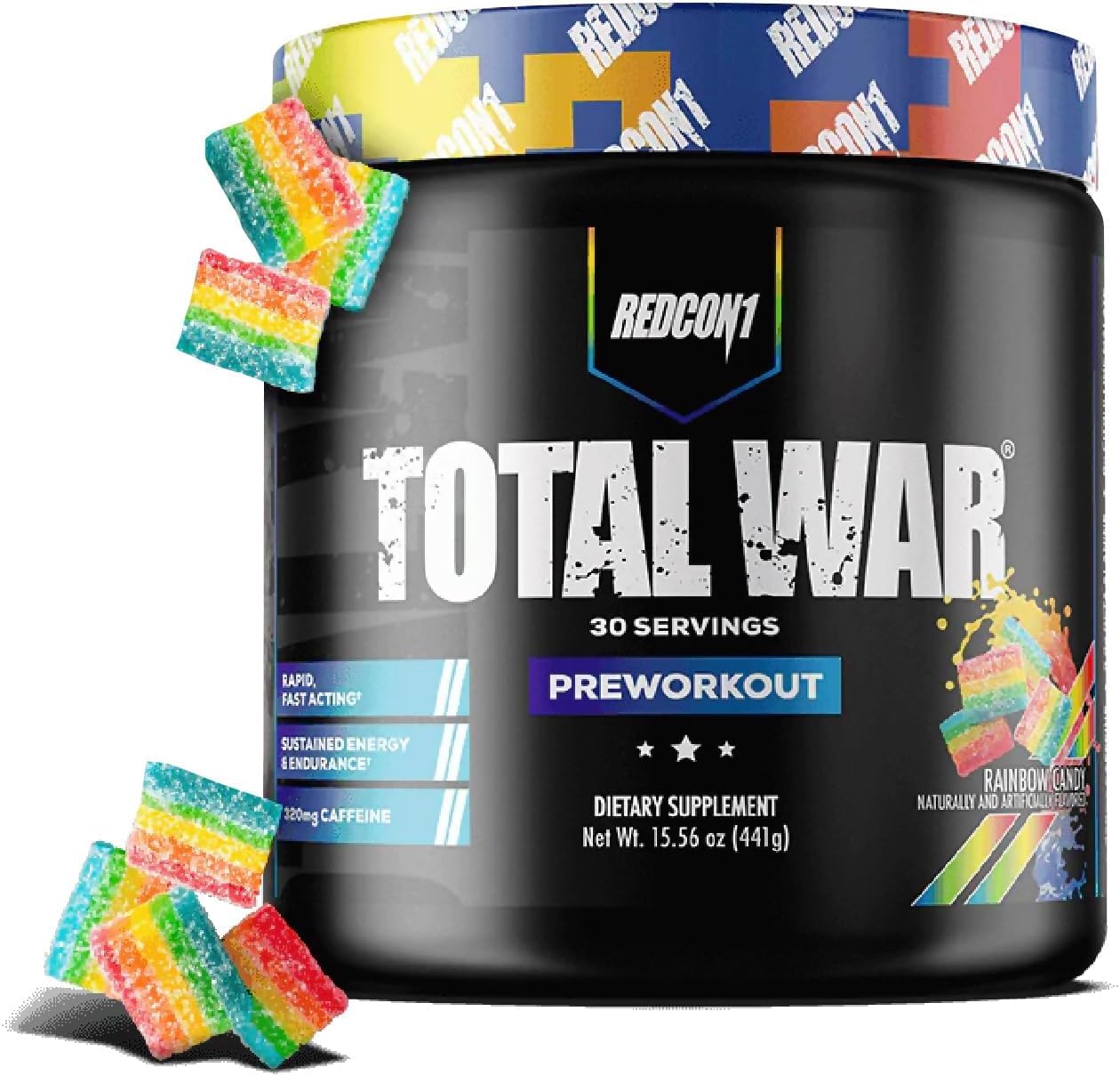 REDCON1 Total War Pre Workout Powder, 15.56 oz