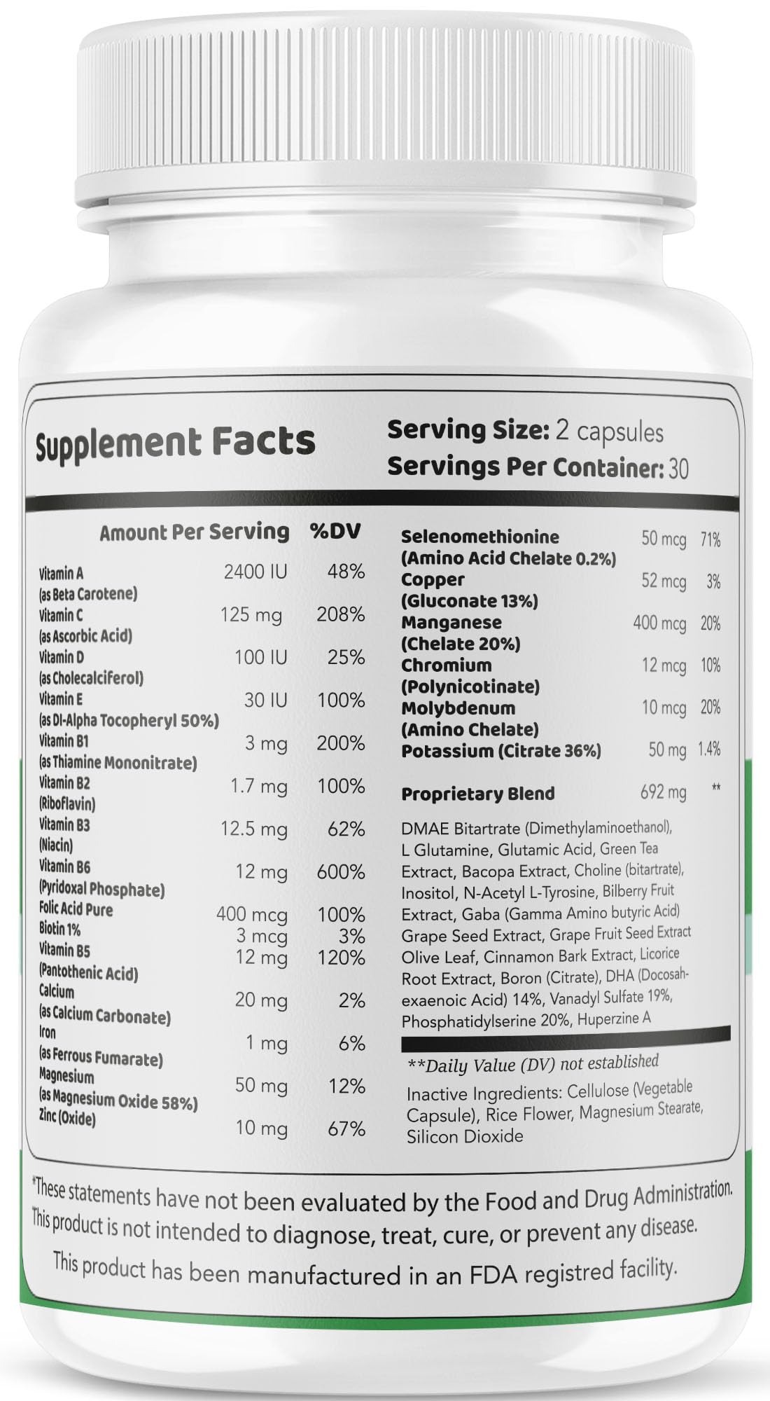 LIVORKA Vertigenics Advanced Formula Brain Health Support 120 Capsules