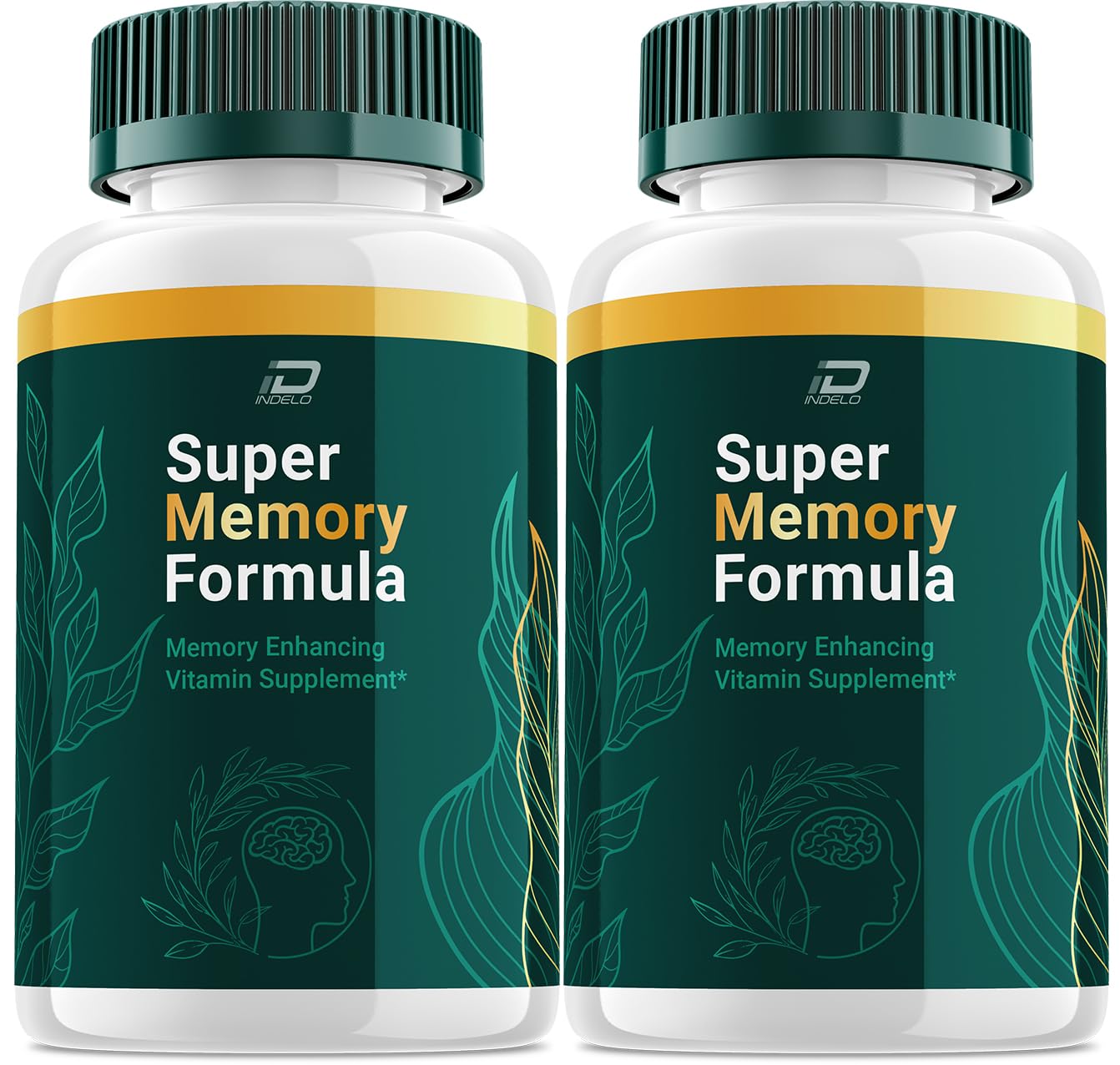 Indelo Super Memory Formula Capsules, 120 Capsules
