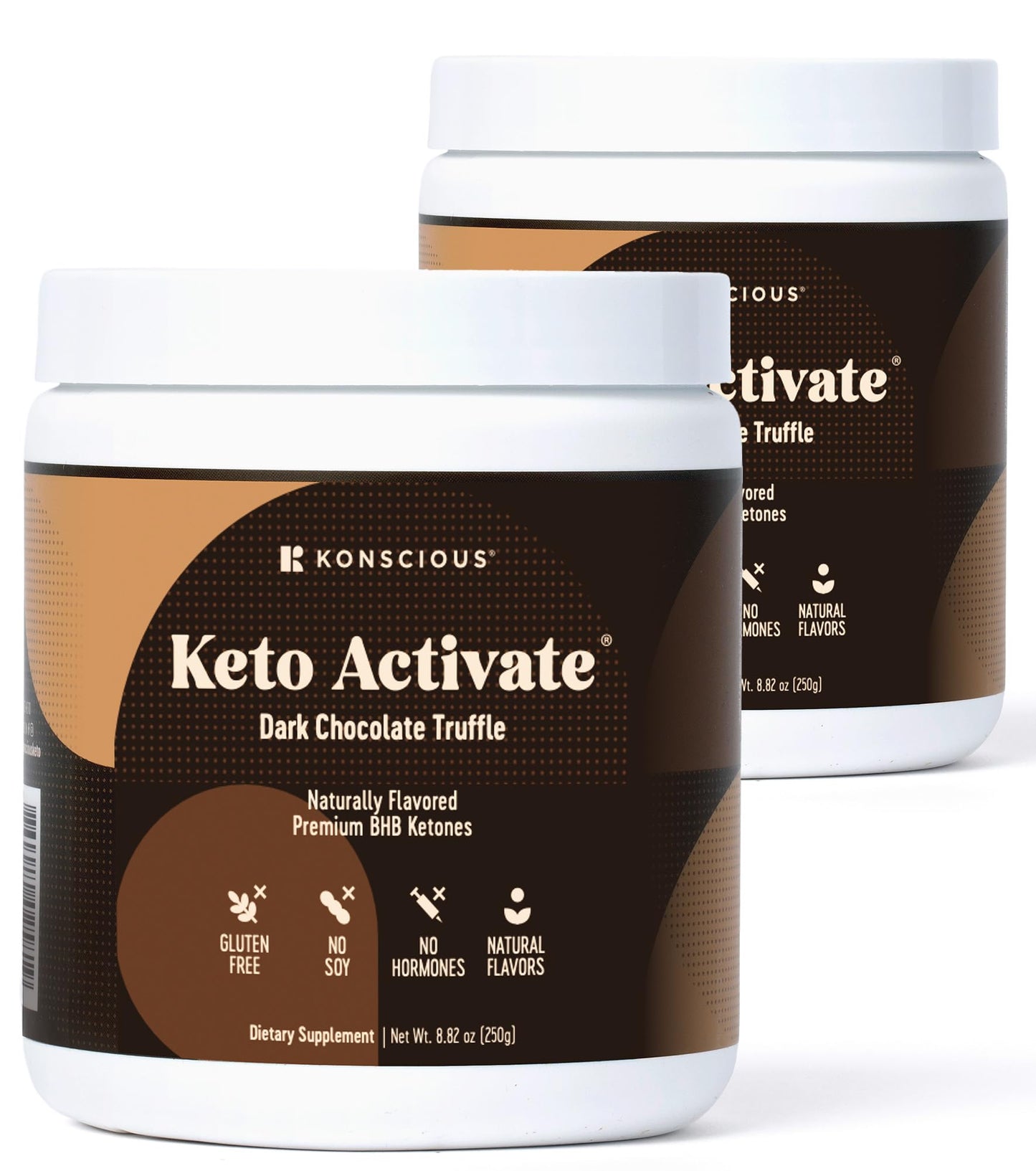 KETO ACTIVATE Dark Chocolate Truffle Exogenous Ketones Drink Powder 20
