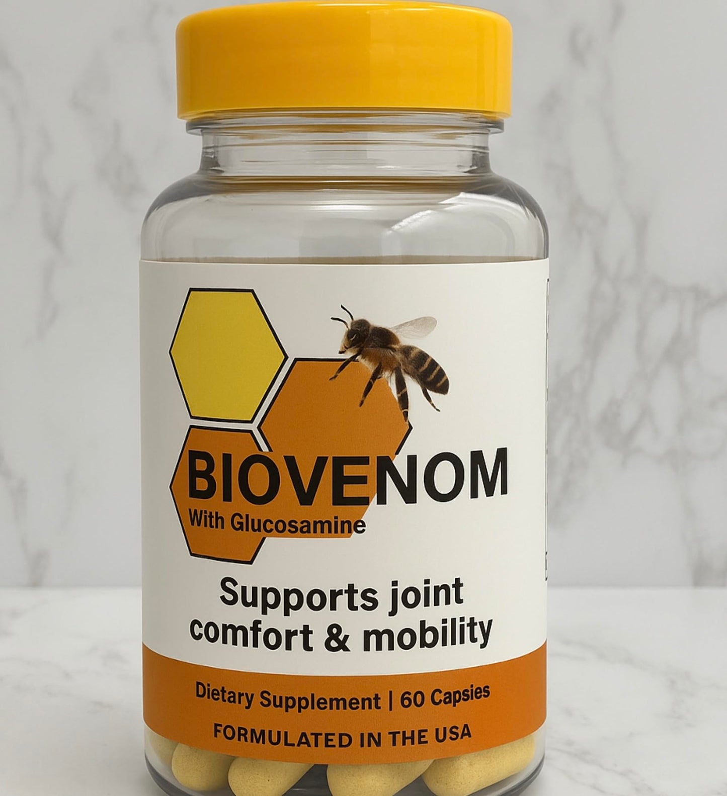 Generic Bee Venom Bio Venom – Apitoxin Natural Extract Supplement Capsule 1 Count