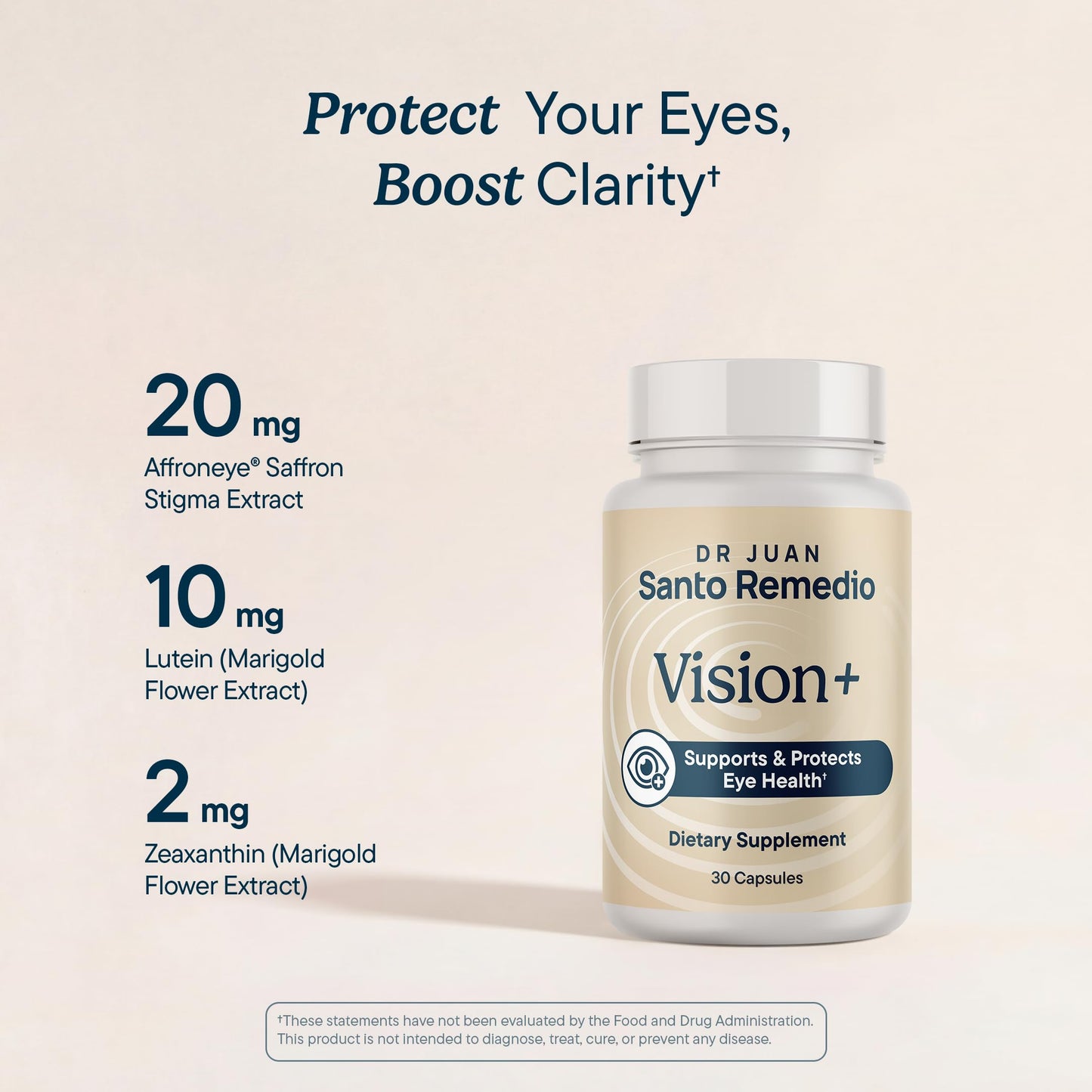 Santo Remedio Vision+ Capsules 30 Count