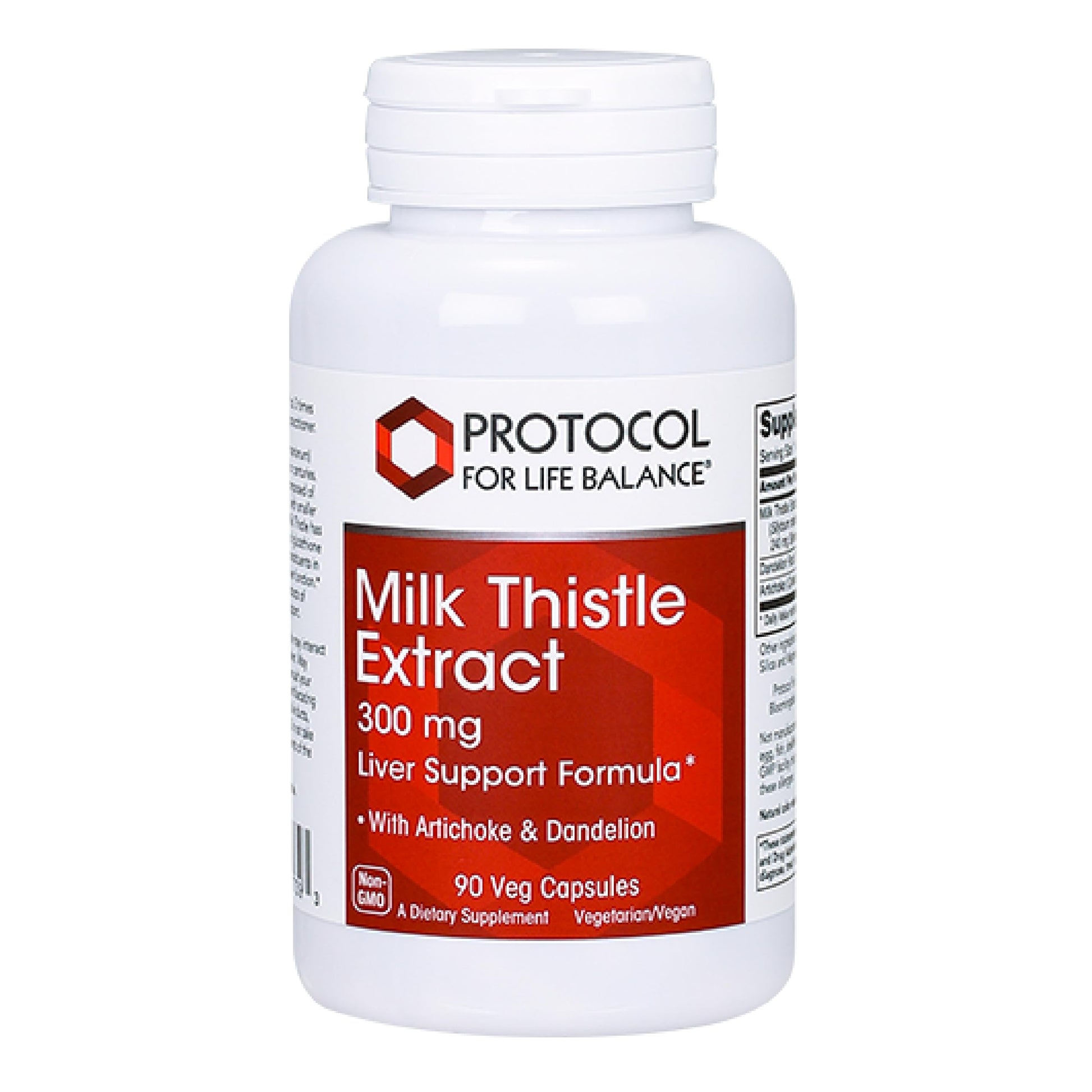 Protocol for Life Balance Milk Thistle Extract 300 mg Capsules, 90 Count