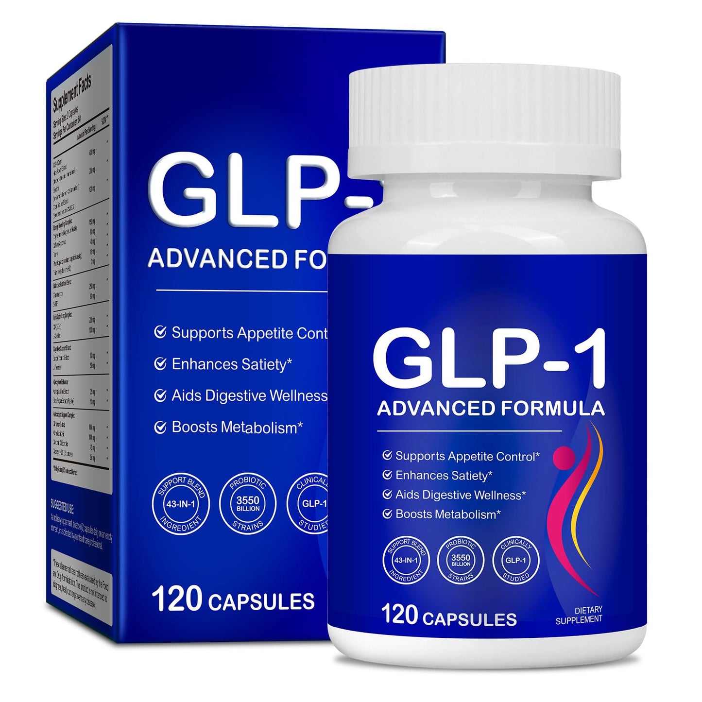 NKKOBSLE GLP-1 Supplement Support Capsule, 60 Capsules
