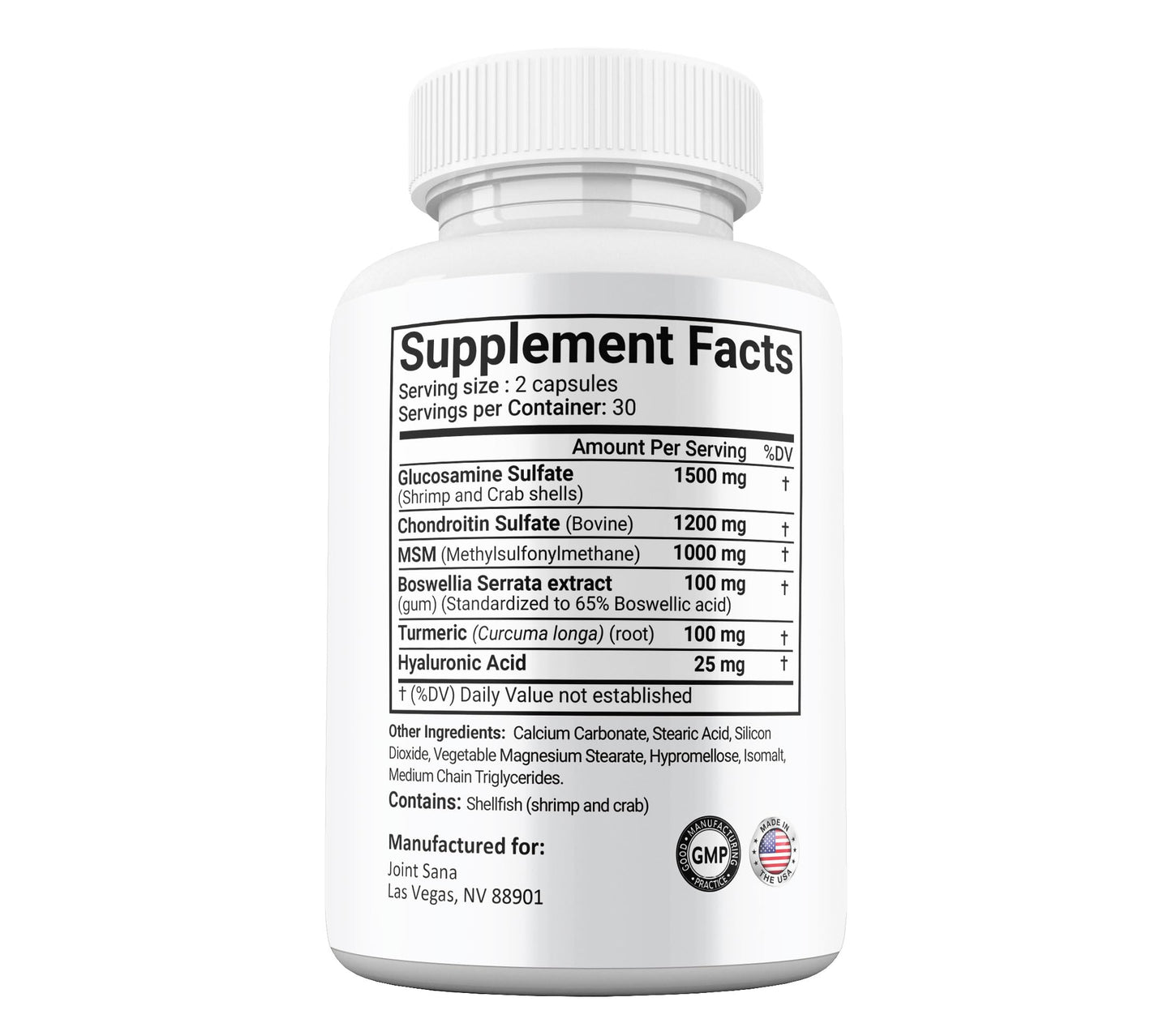 Gold Nutra Joint Sana Capsules 1 Count