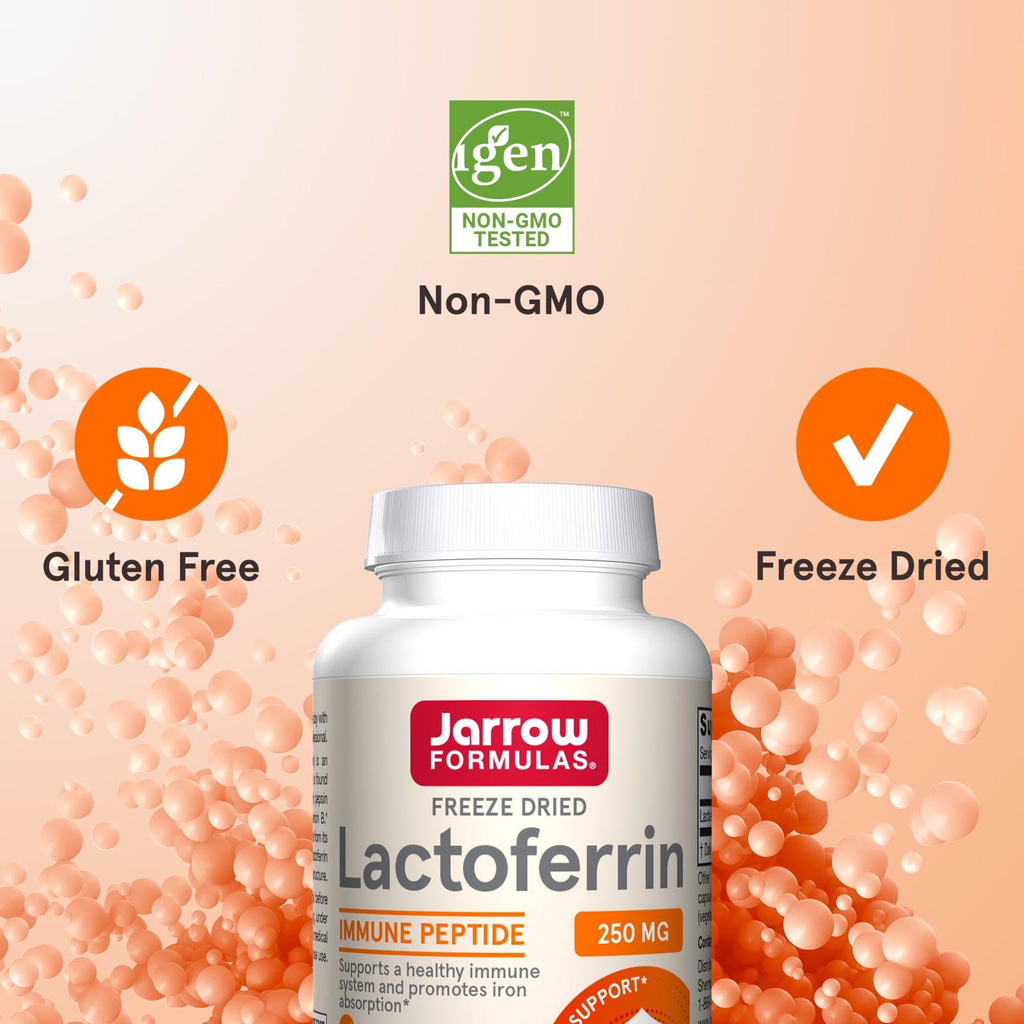 Jarrow Formulas Lactoferrin 250 mg Capsules 720 Servings