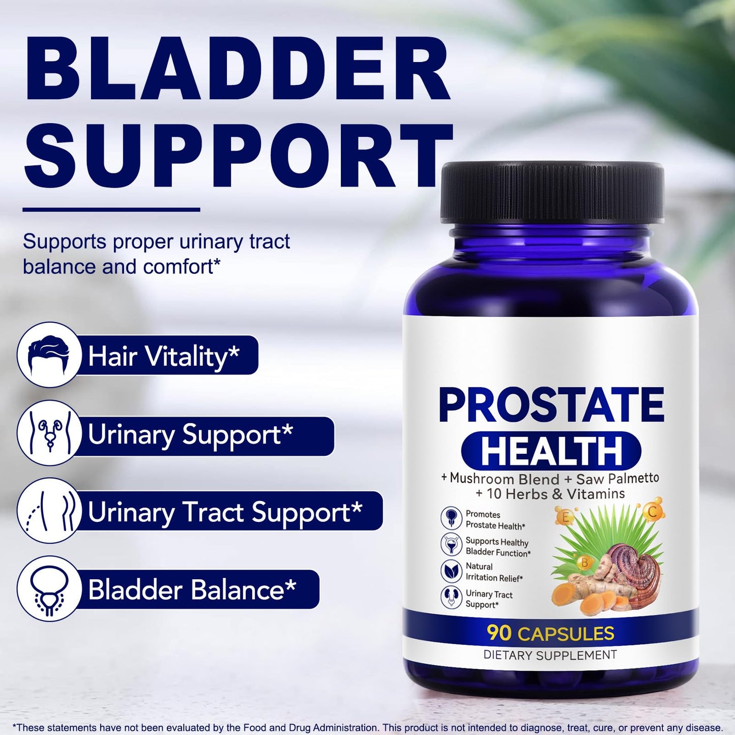 Pegciz Prostate Health Supplement for Men Capsules 90 Count