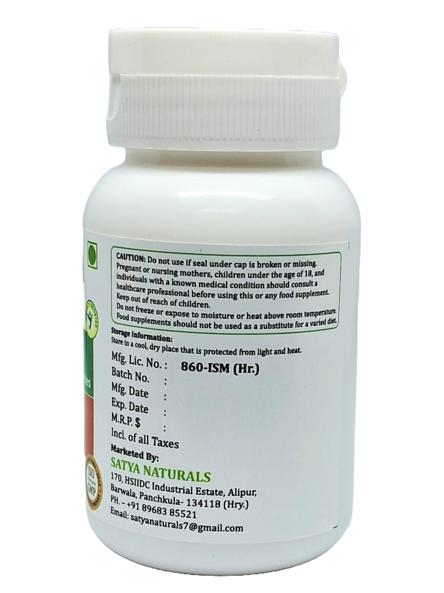 Satya Naturals Chirayata Forte 500 mg Capsule, 60 Capsules