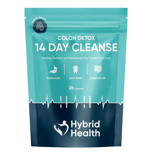 Hybrid Health Colon Cleanse Rapid 14 Day Detox Capsules, 28 Count