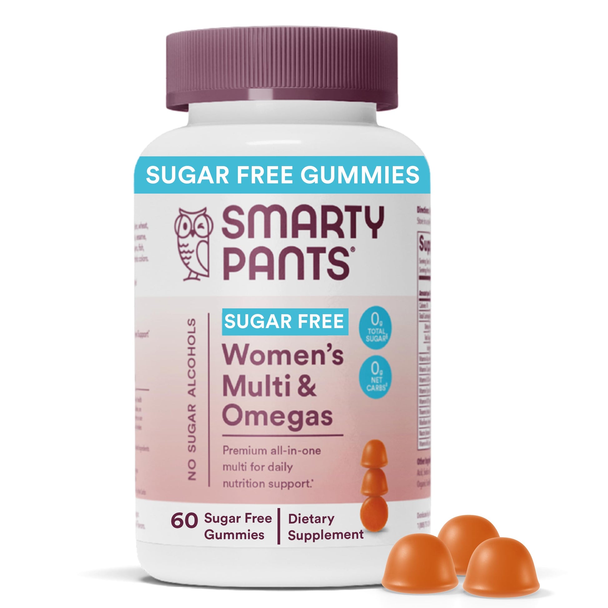 SmartyPants Women's Multivitamin Gummies, 60 Count