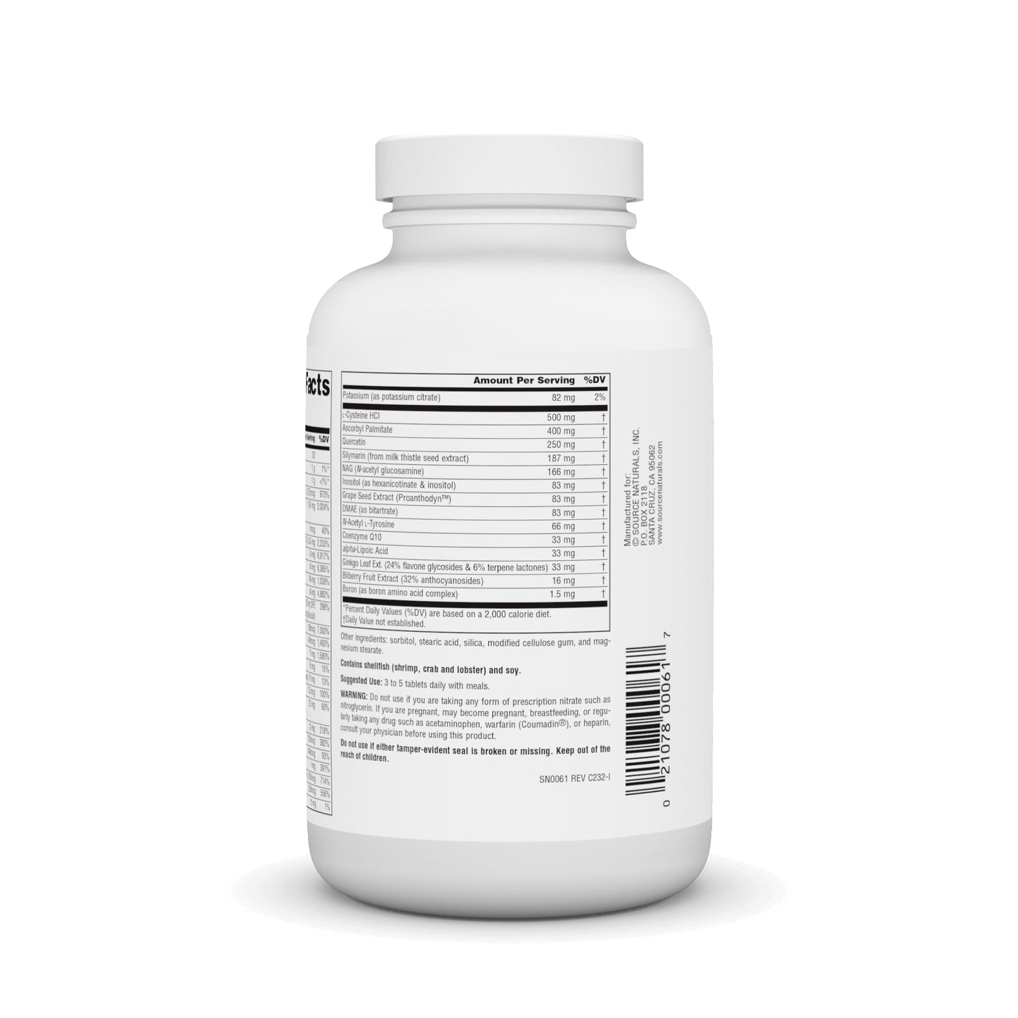 Source Naturals Elan Vital Multiple Tablets 180