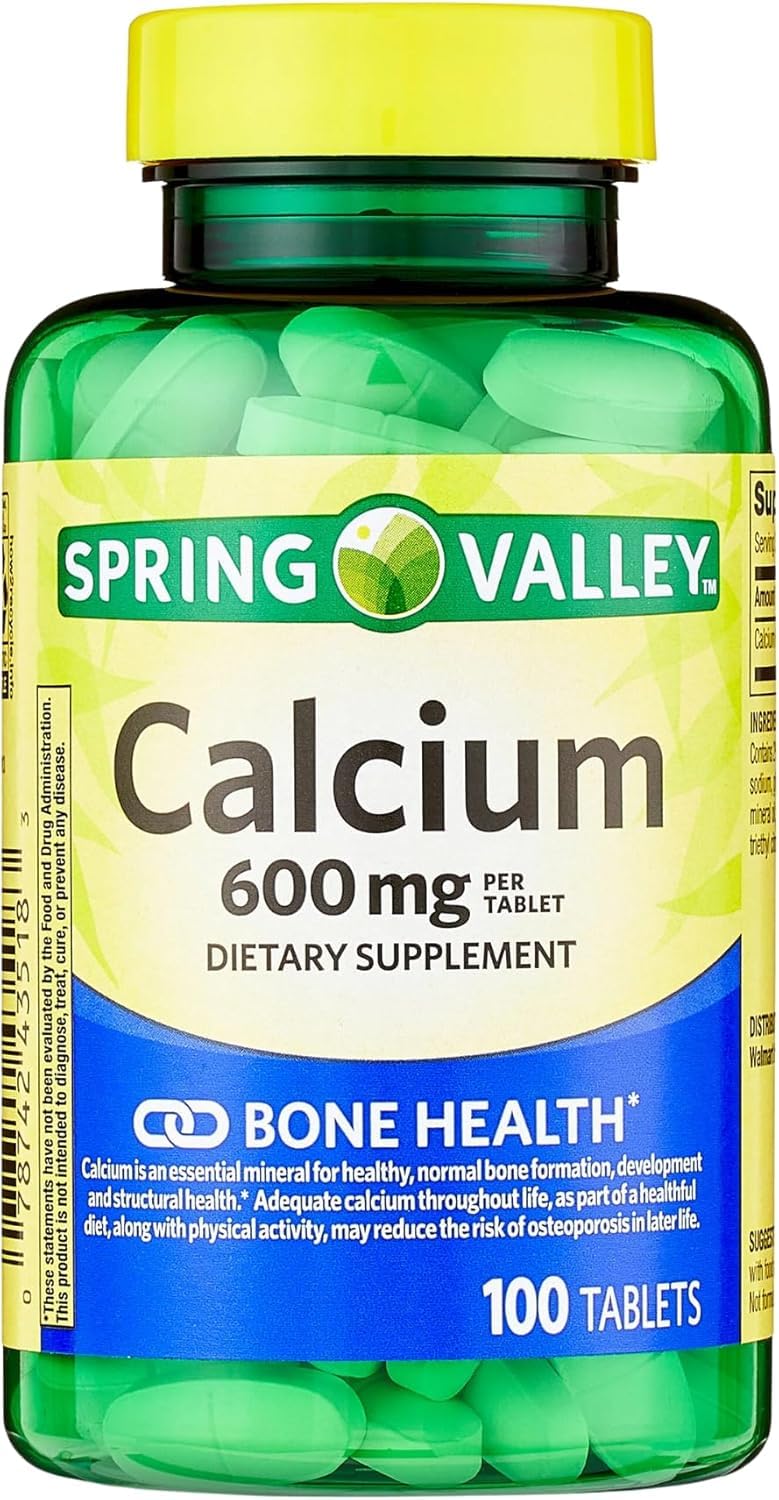Generic Calcium 600 mg Tablet, 100 Tablets