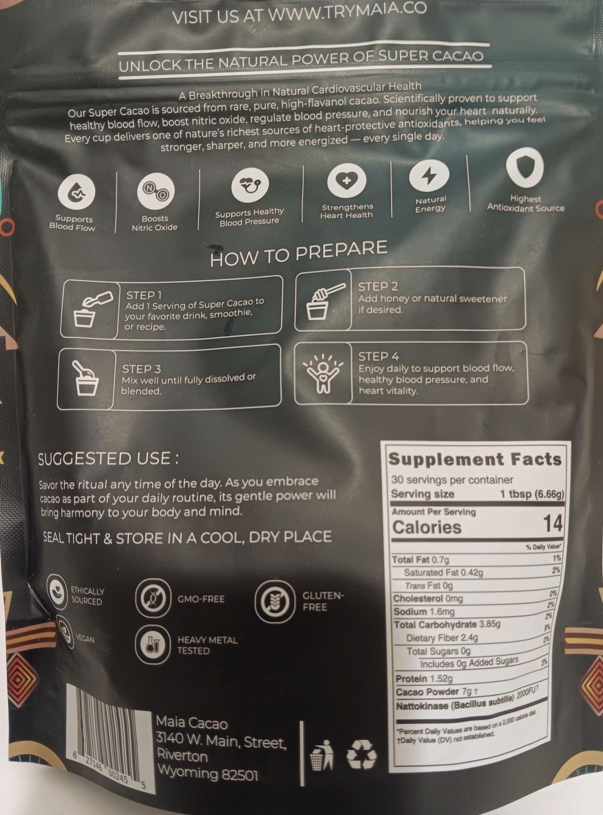Generic Maia Ceremonial Cacao Powder 7