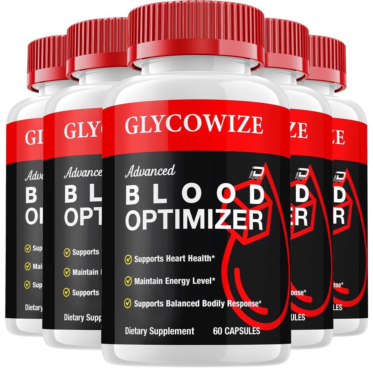 Indelo Glycowize Capsules, 300 Capsules