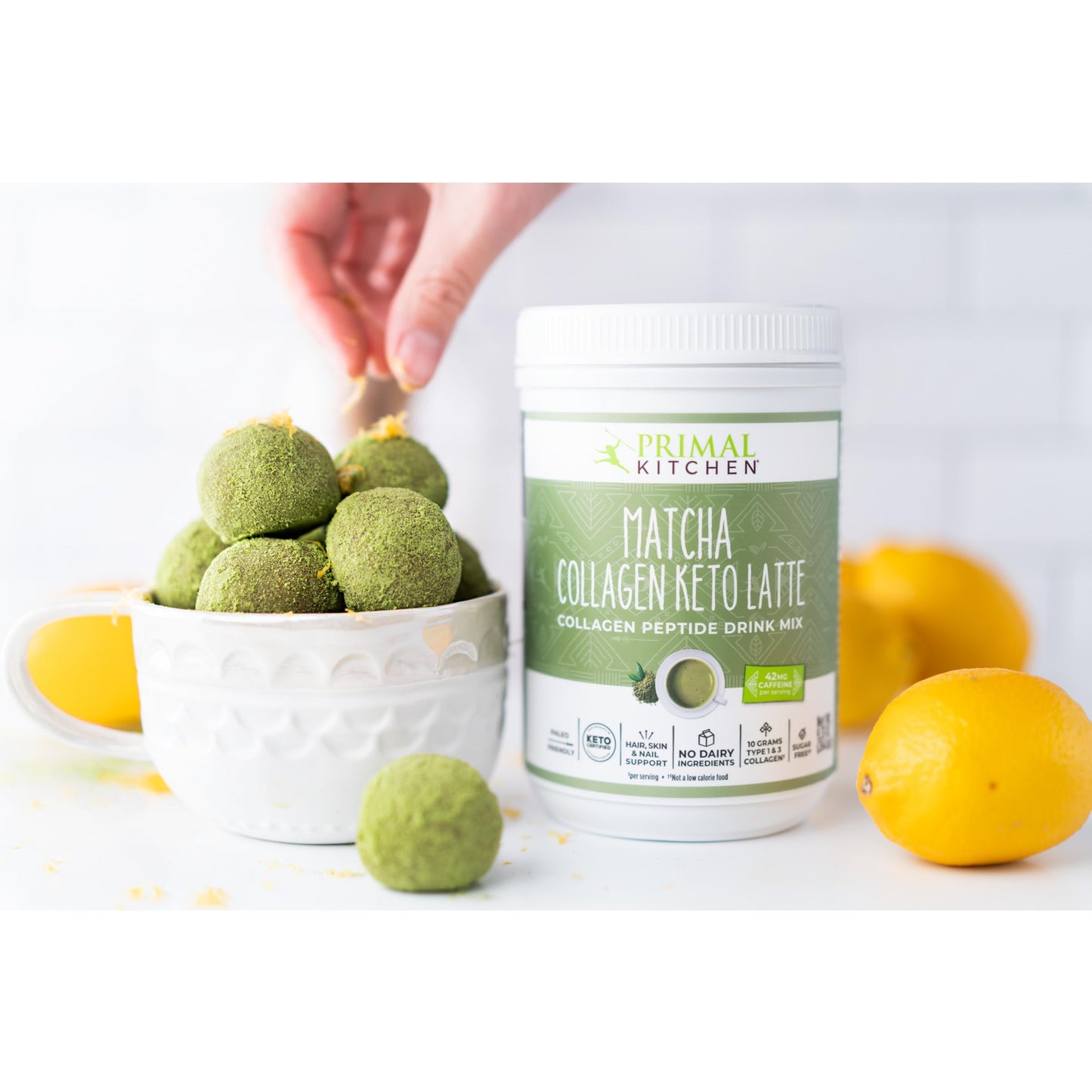 Primal Kitchen Matcha Collagen Keto Latte Powder, 9.33 Ounces