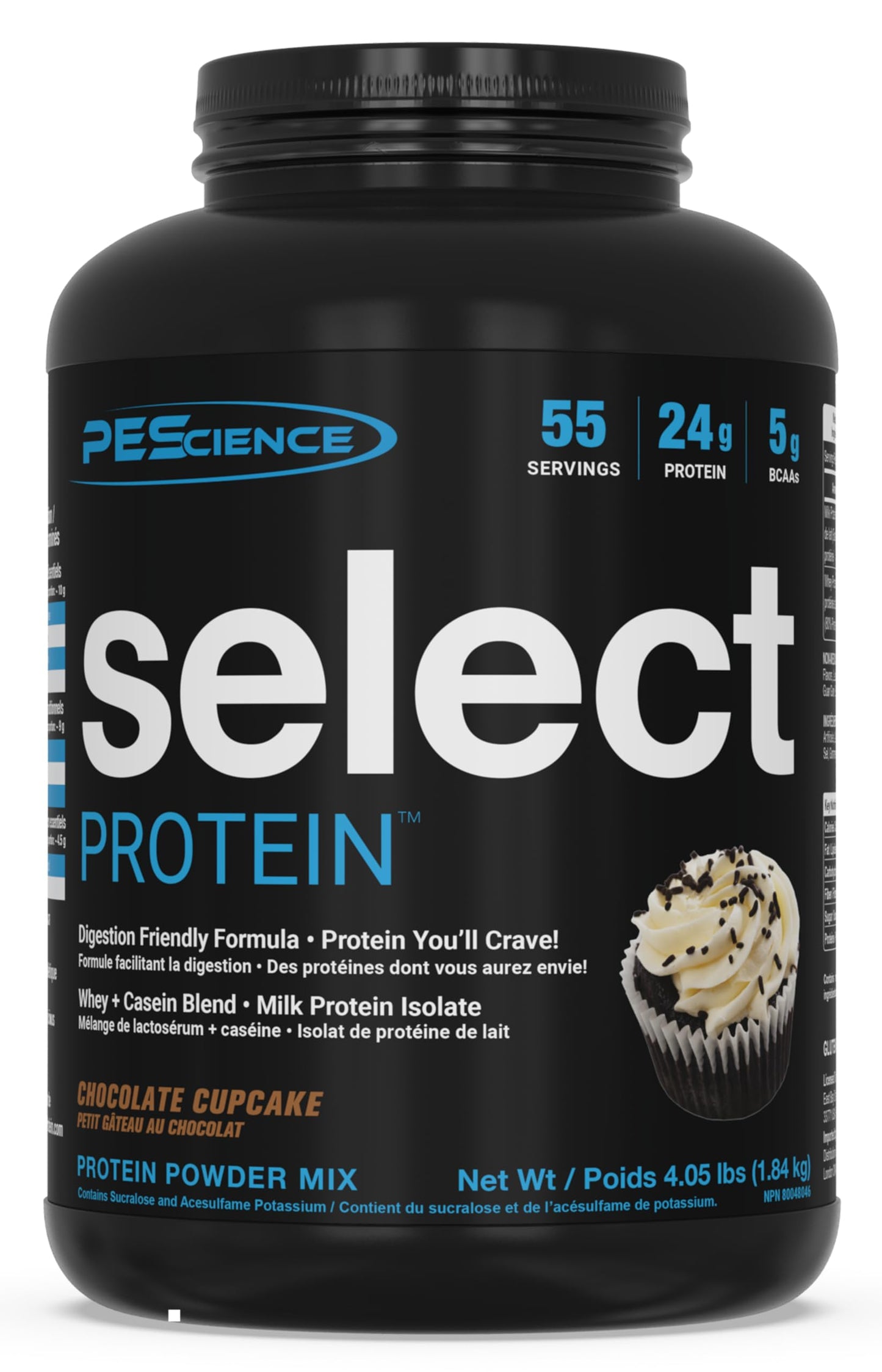 PEScience Select Protein Powder, Whey and Casein Blend, 55 Servings