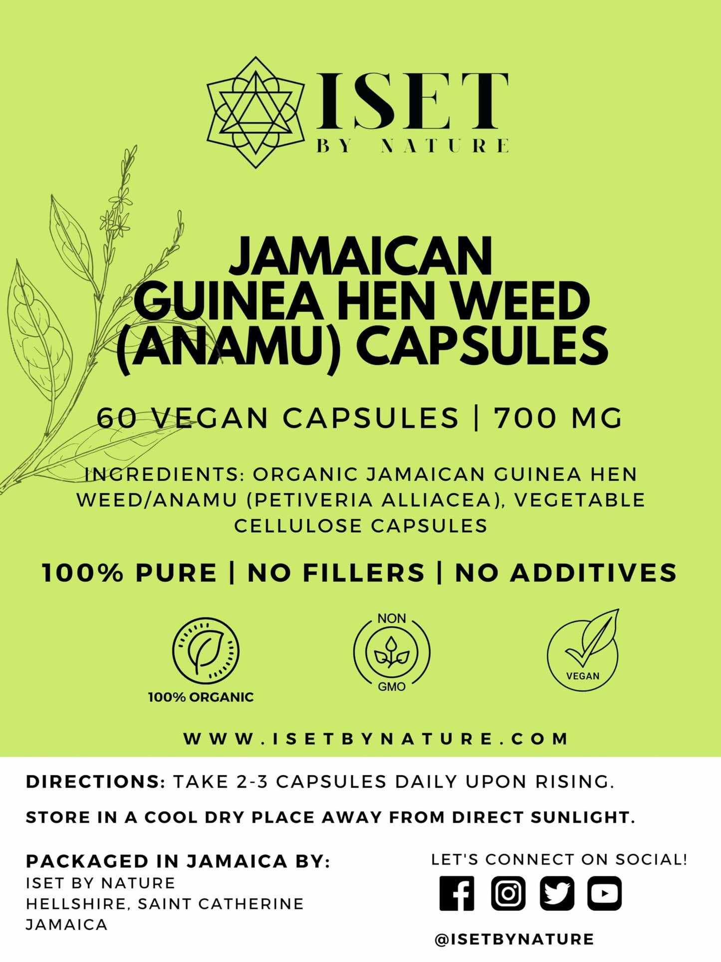 Iset By Nature Anamu Capsules 60 Capsules