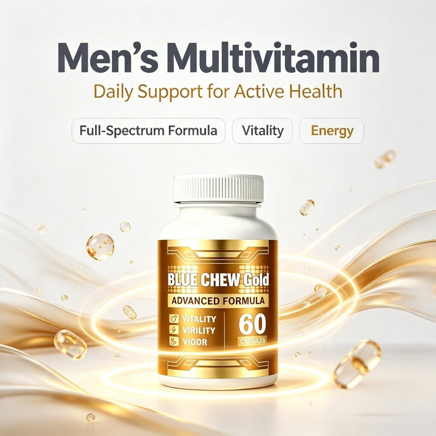 BLUE CHEW GOLD Capsules 60 Count