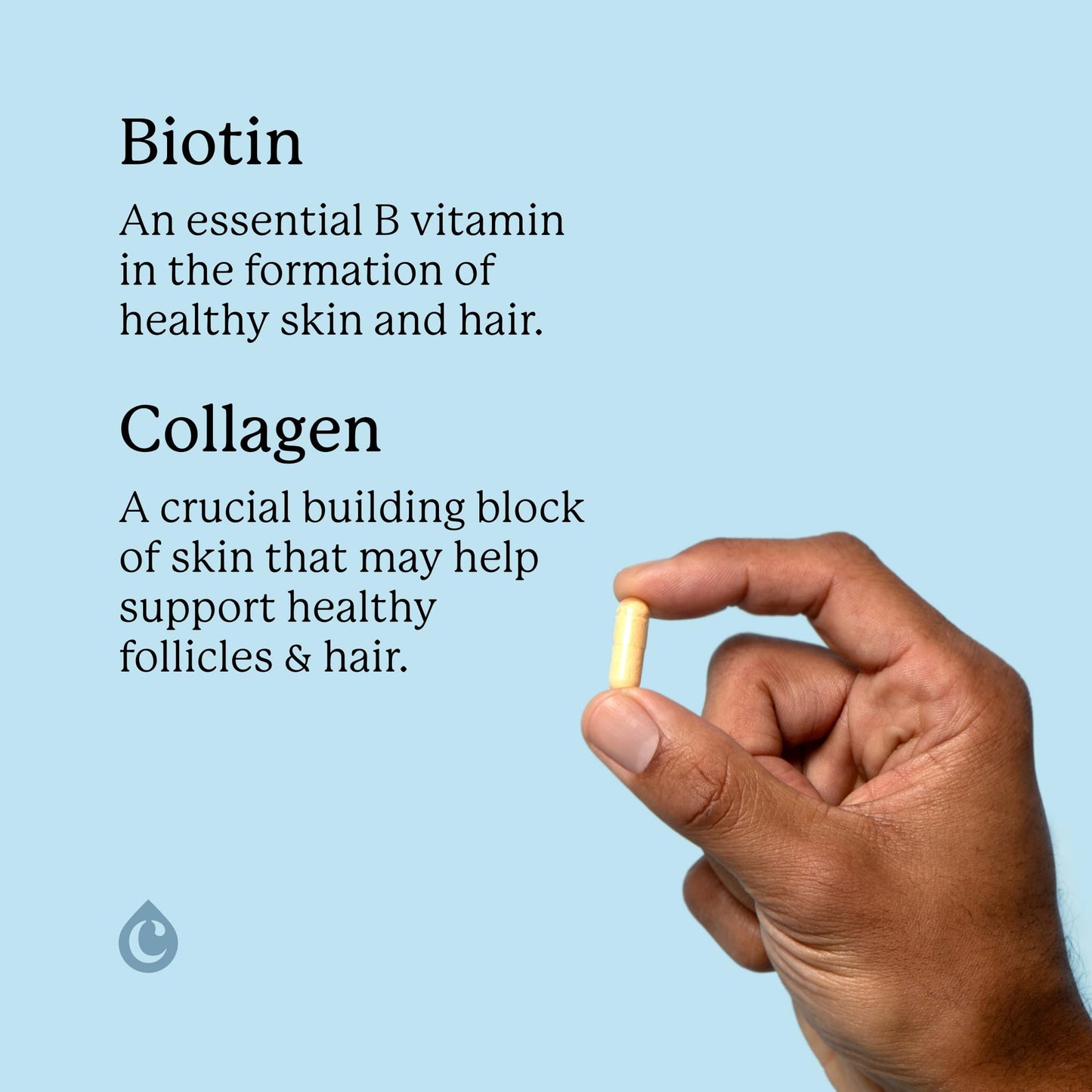 colorsmith Biotin Hair Multivitamins 2500mcg Biotin with Collagen, 60 Capsules