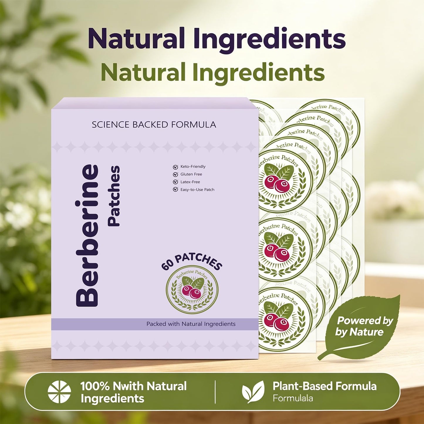 Platicat Berberine Patches Caplet 60 Count