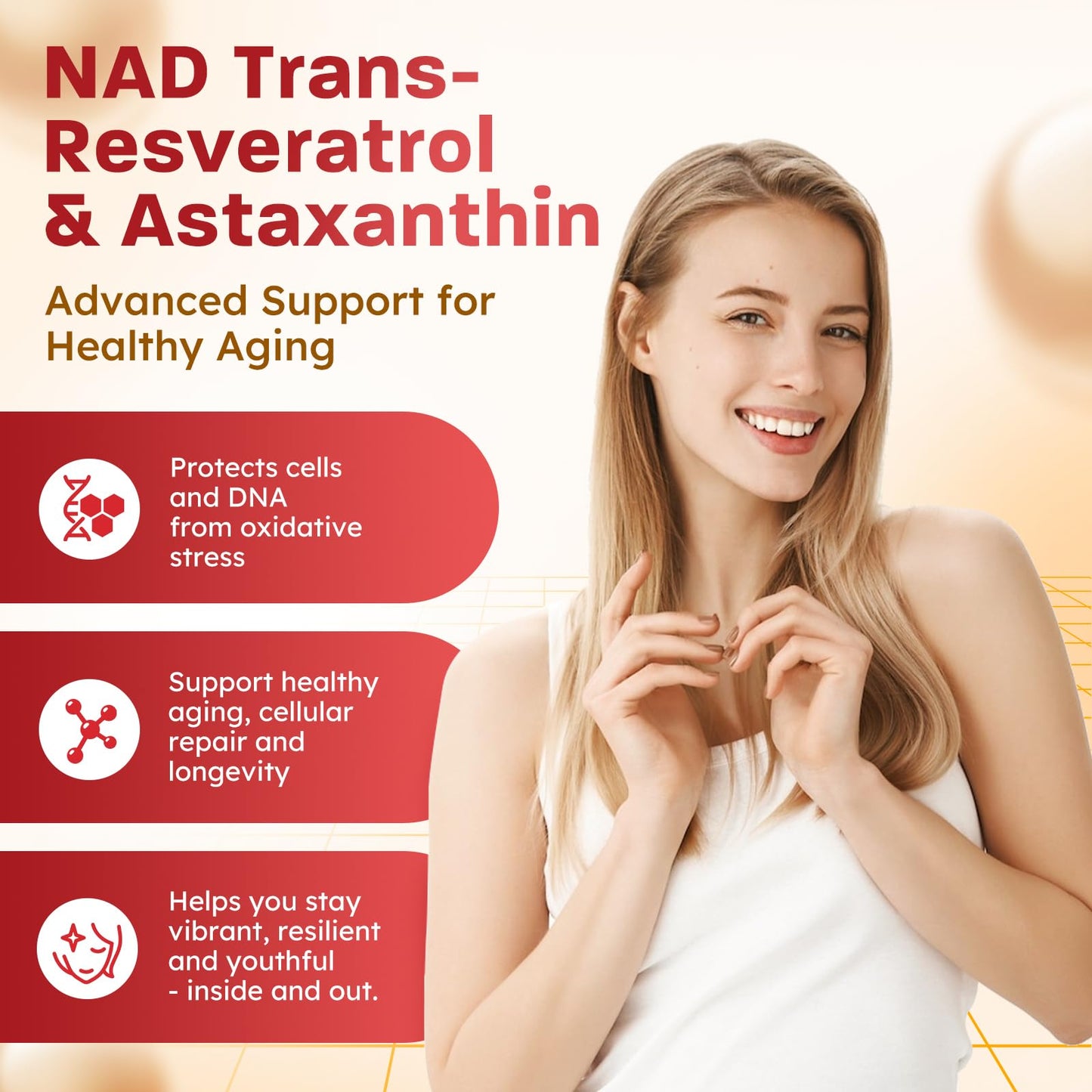 ReviNutra NAD+ Supplement Gummies 60 Count