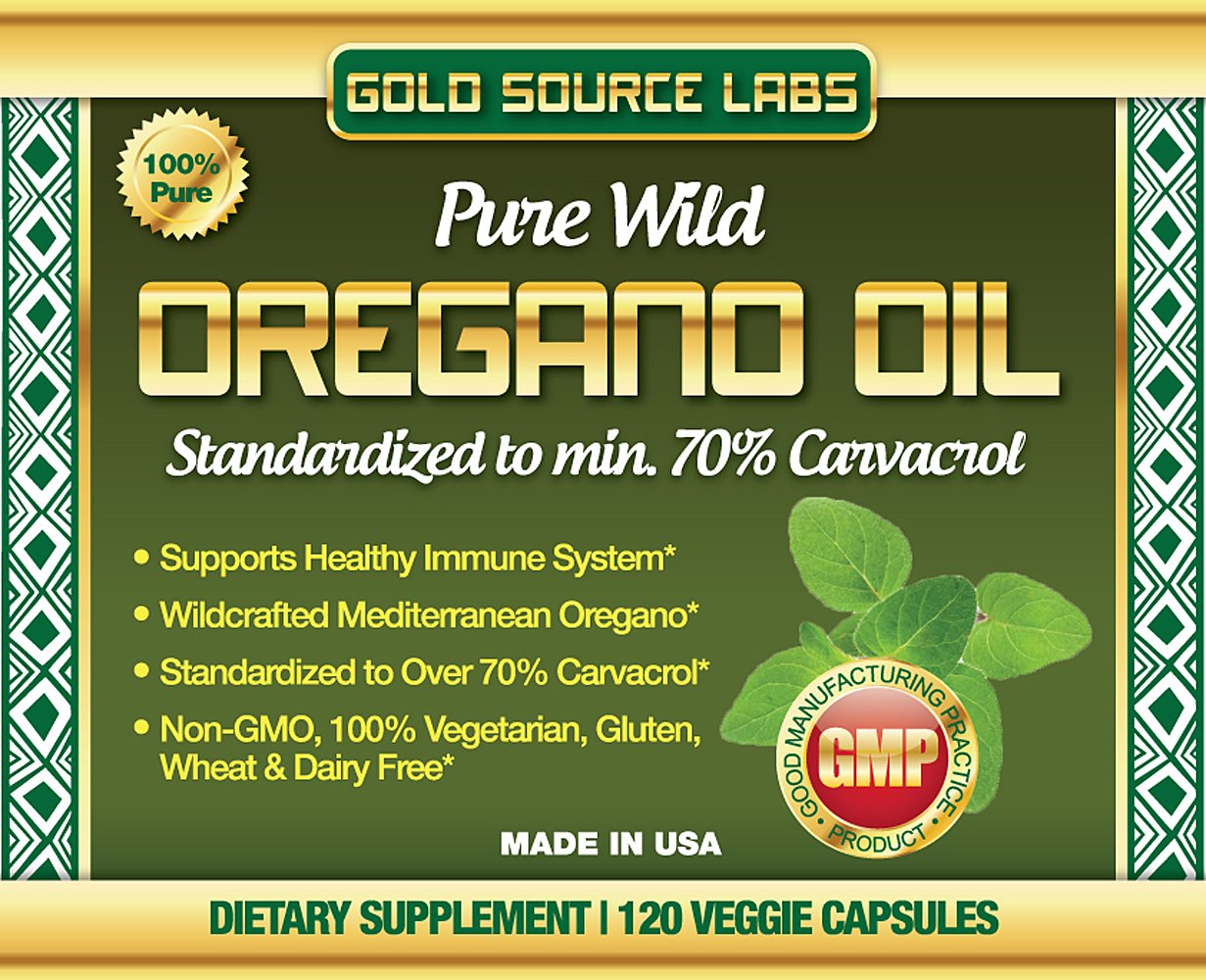 Gold Source Labs Wild Oregano Oil Capsules, 120 Capsules