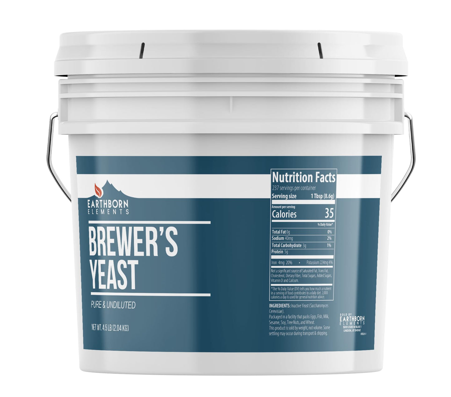 Earthborn Elements Brewer’s Yeast Powder 72