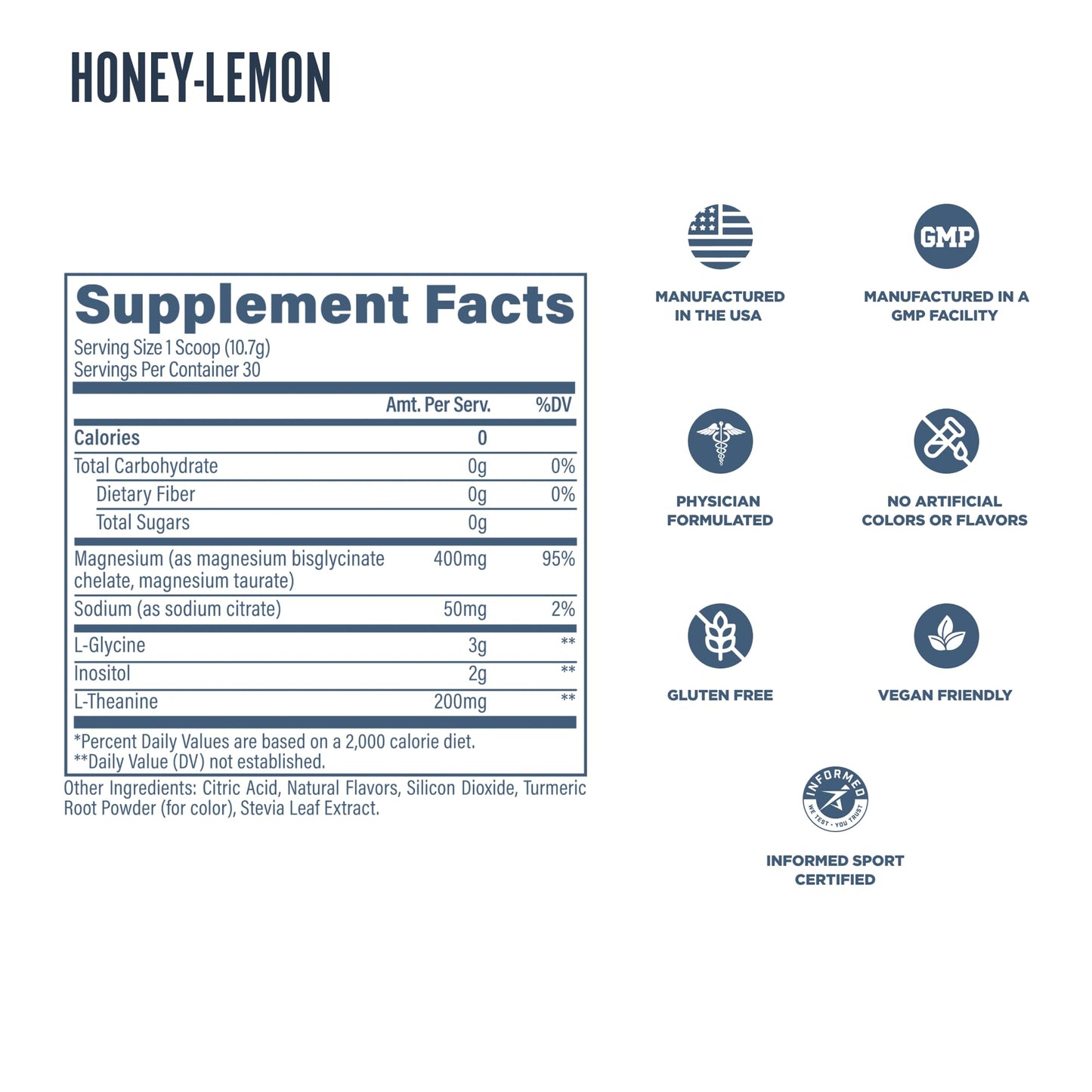 Revive MD Sleep Support Supplement for Adults Honey Lemon Powder 11.32 oz
