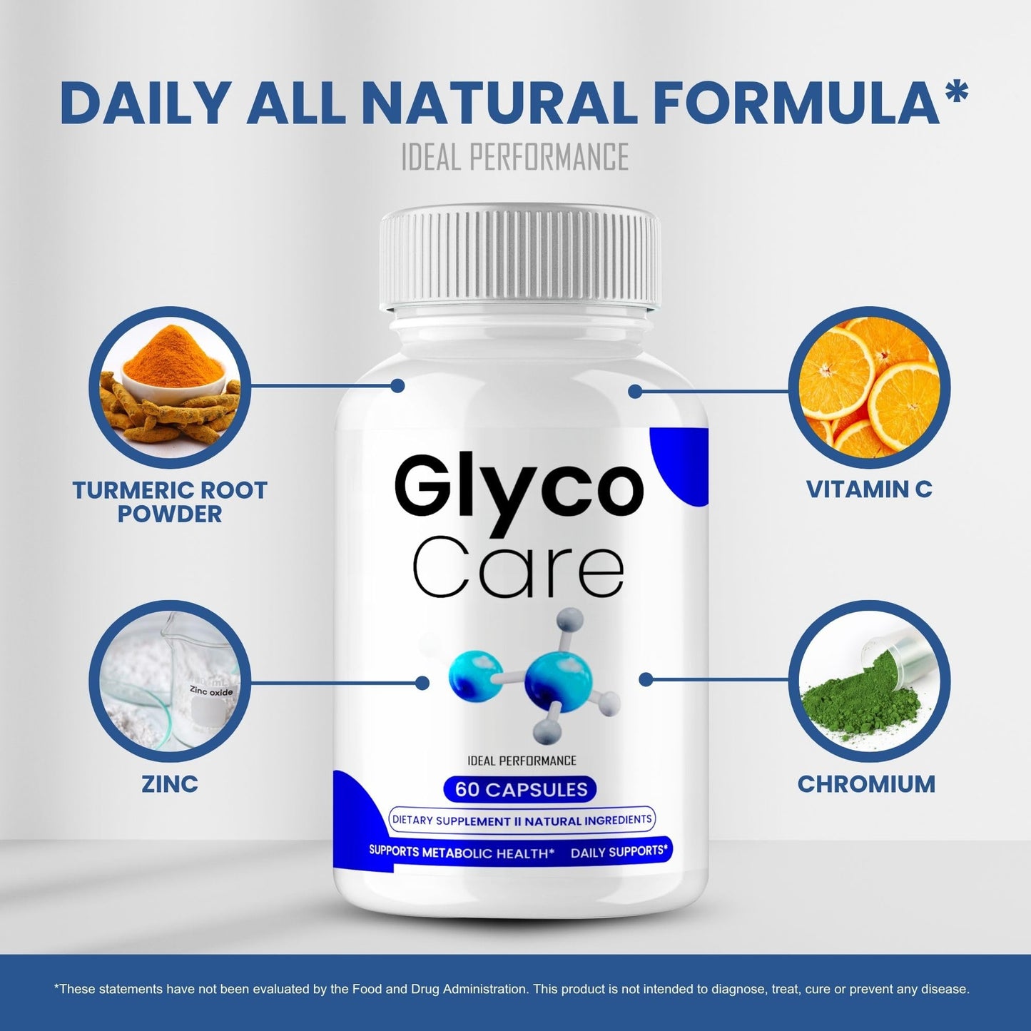 IDEAL PERFORMANCE Glyco Care Capsules 120 Count
