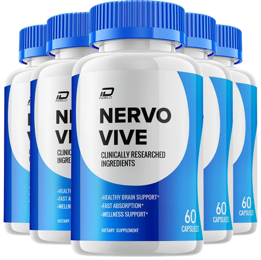 Indelo Nervo Vive Brain Supplement Capsules, 300 Capsules