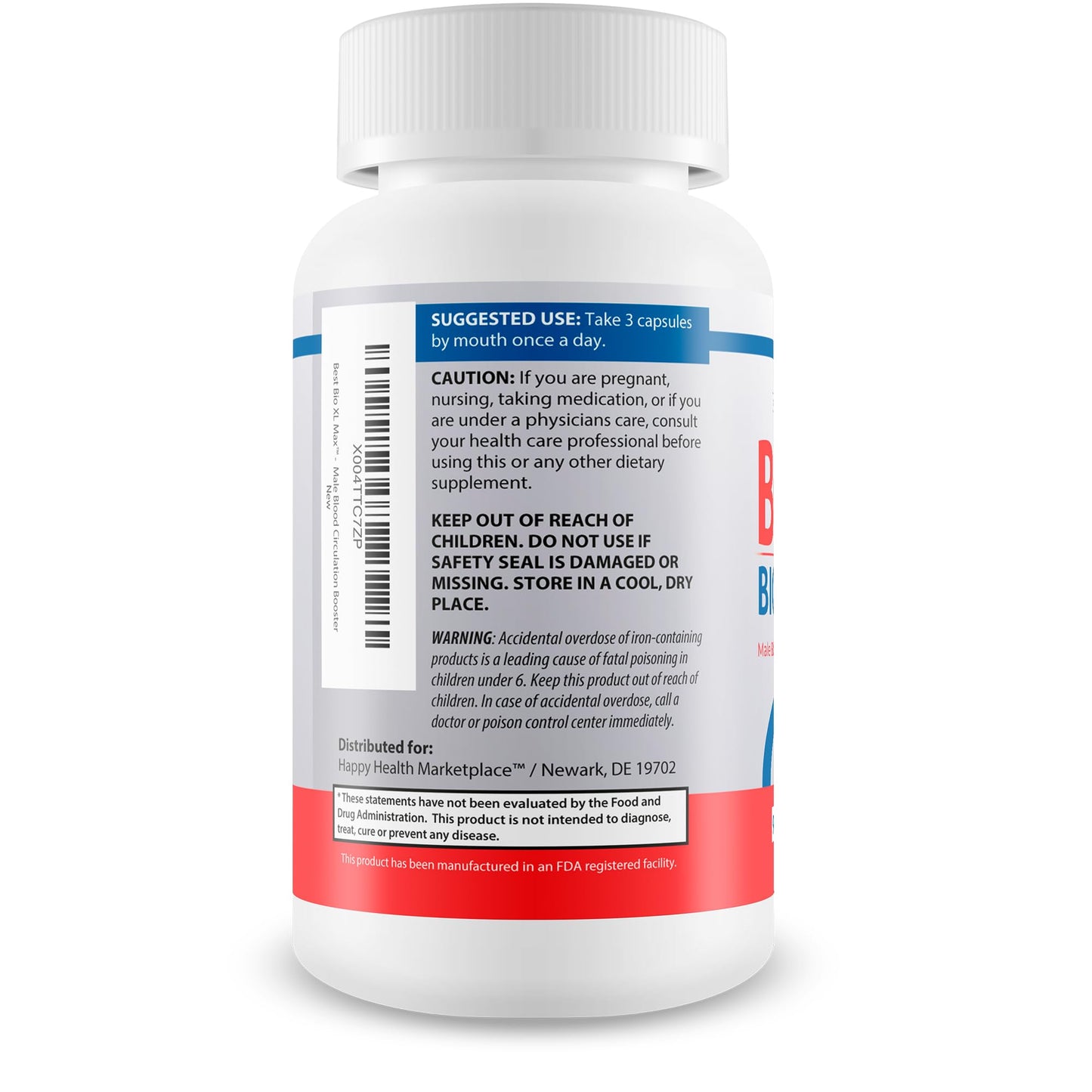 Happy Health Marketplace Bio XL Max Capsules 90 Count