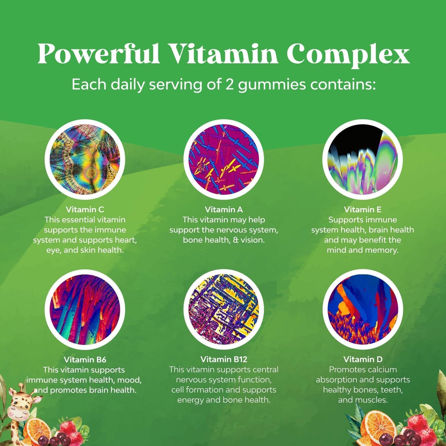 Natures Craft Plant Based Kids Multivitamin Gummies 90 Count