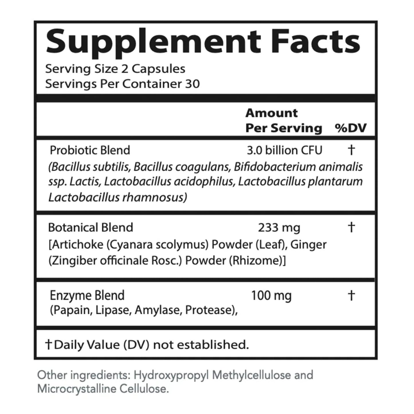 Targetage Digestive Harmony Dietary Supplement - Probiotics, Botanicals and Enzymes for Digestive Health, 60 Capsules