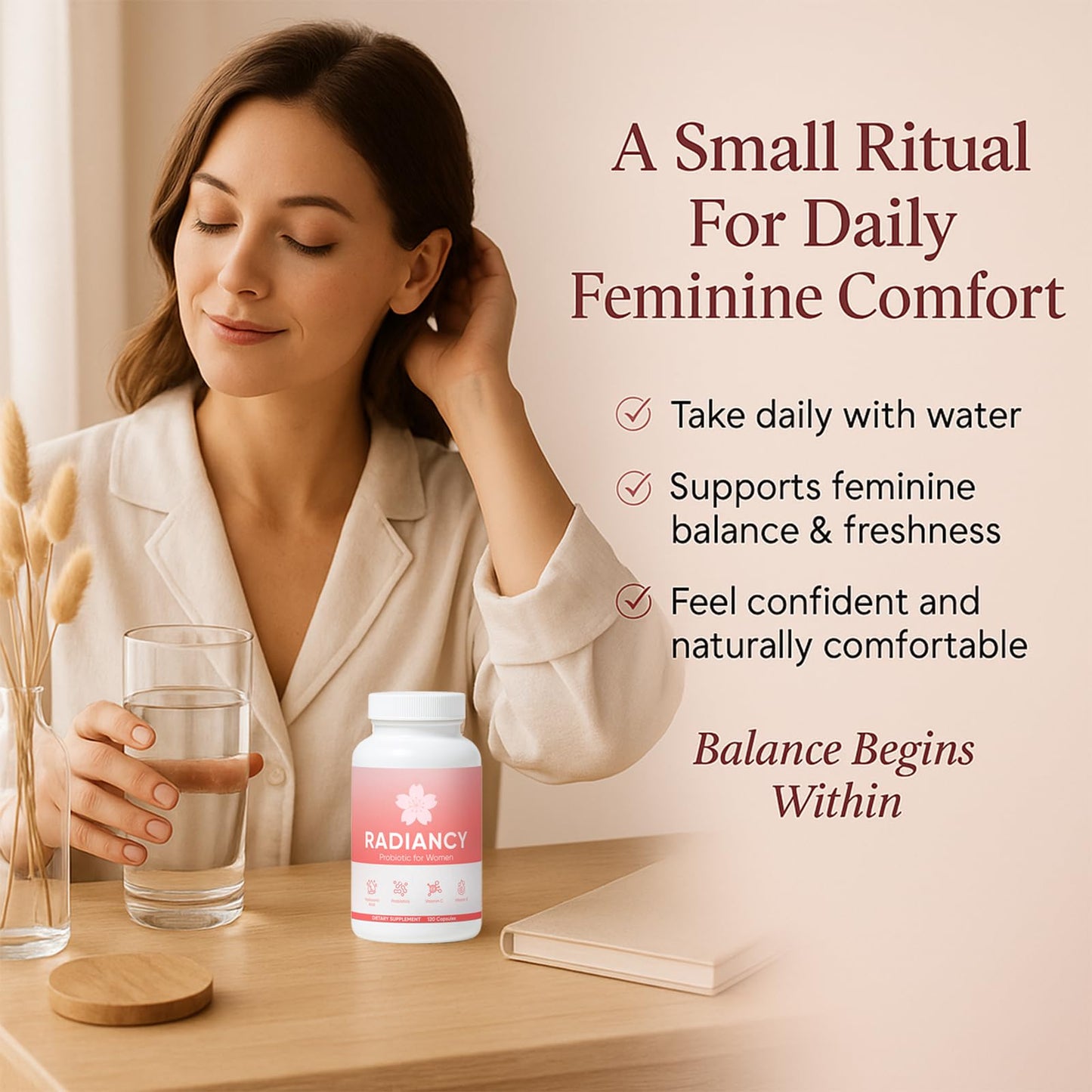 minyang Radiancy Probiotic for Women Capsule 120 Count