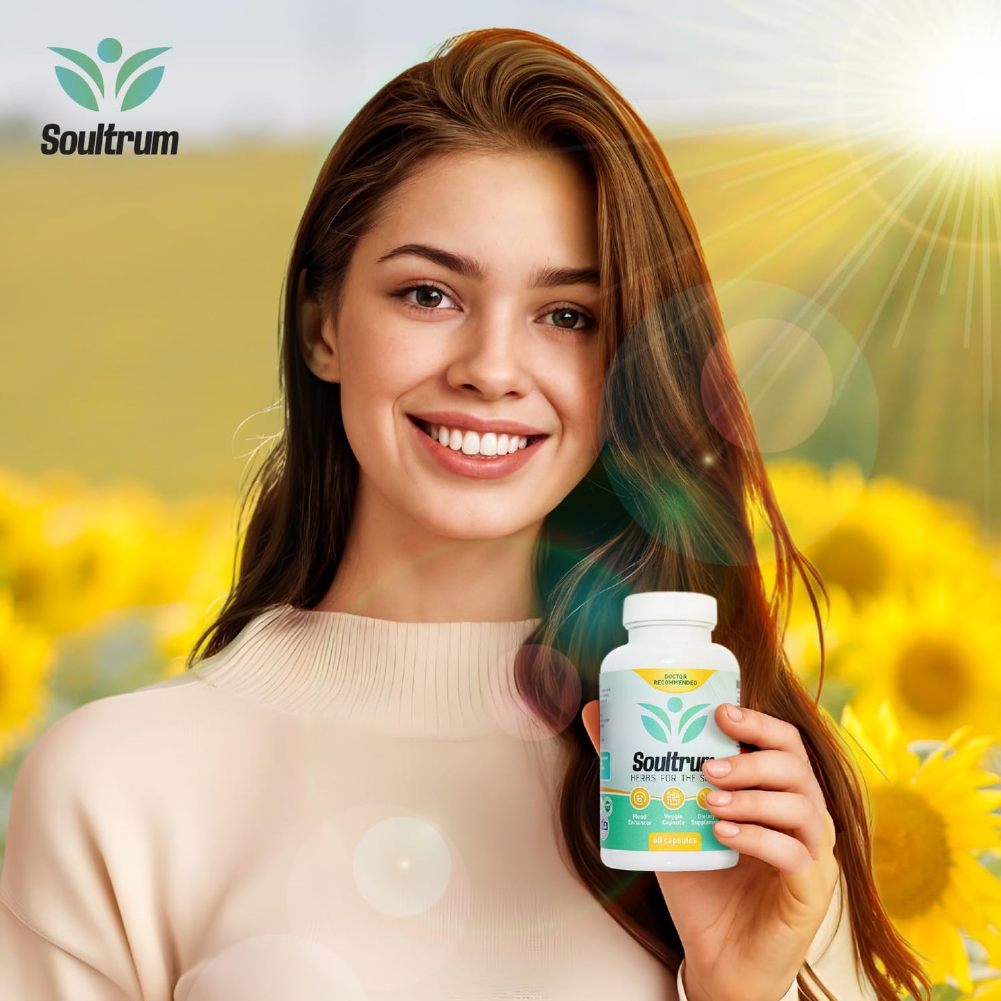 Soultrum Mood Support Supplement Capsule, 60 Capsules