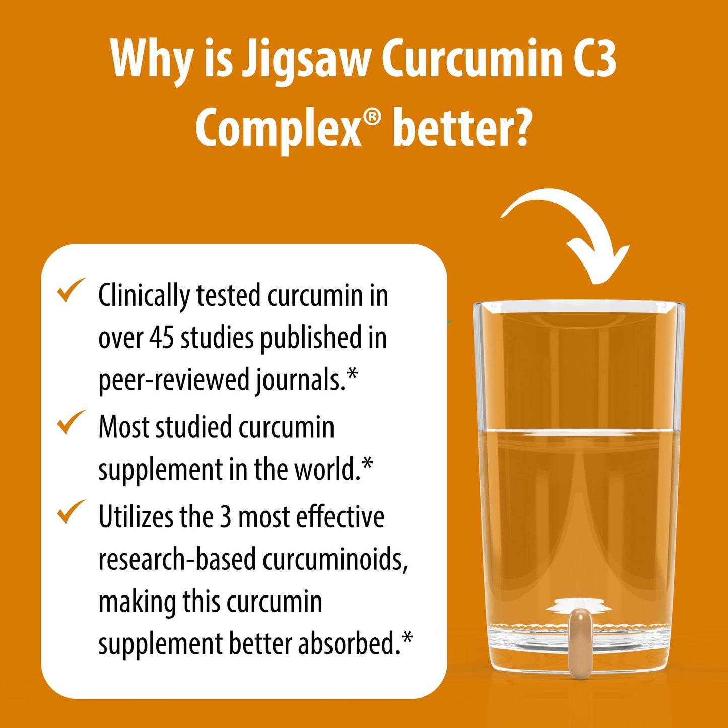 Jigsaw Health Curcumin C3 Complex Capsules, 60 Capsules